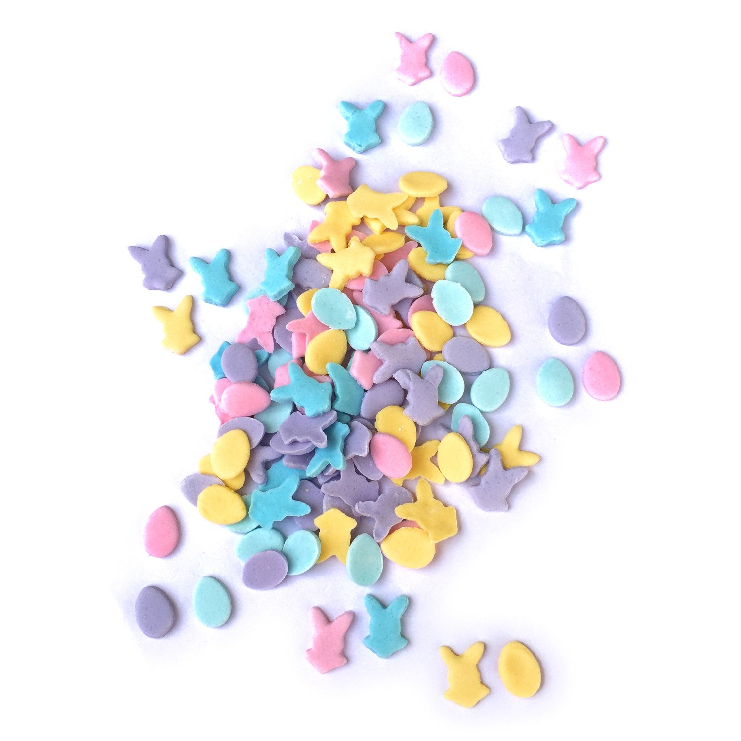 SWEET INSPIRATIONS Edible Cake decoration Sprinkles cupcake EASTER BUNNY & EGGS - SMALL 80gms