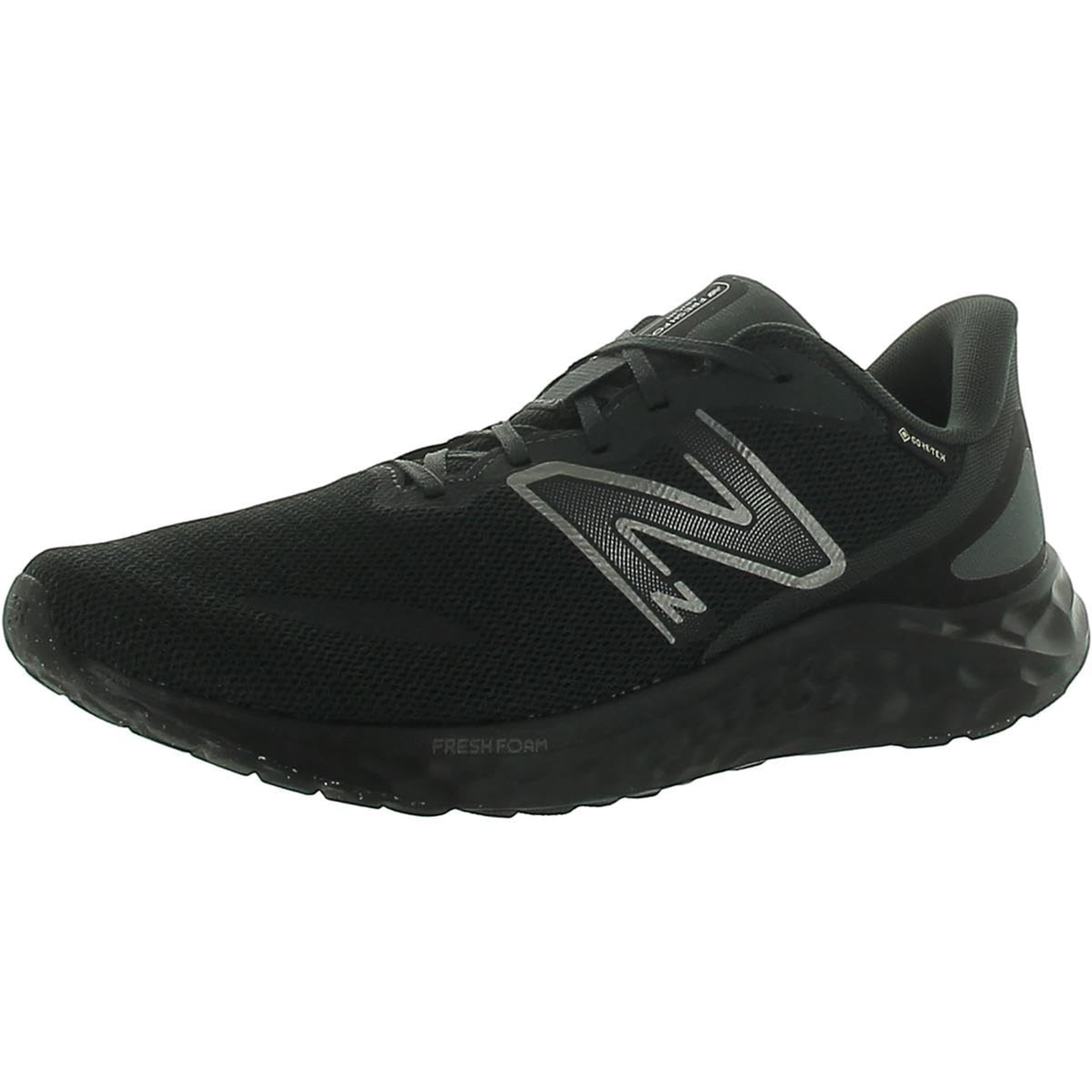 New Balance Women's Fresh Foam Arishi V4 Running Shoe, Black/Black, 8