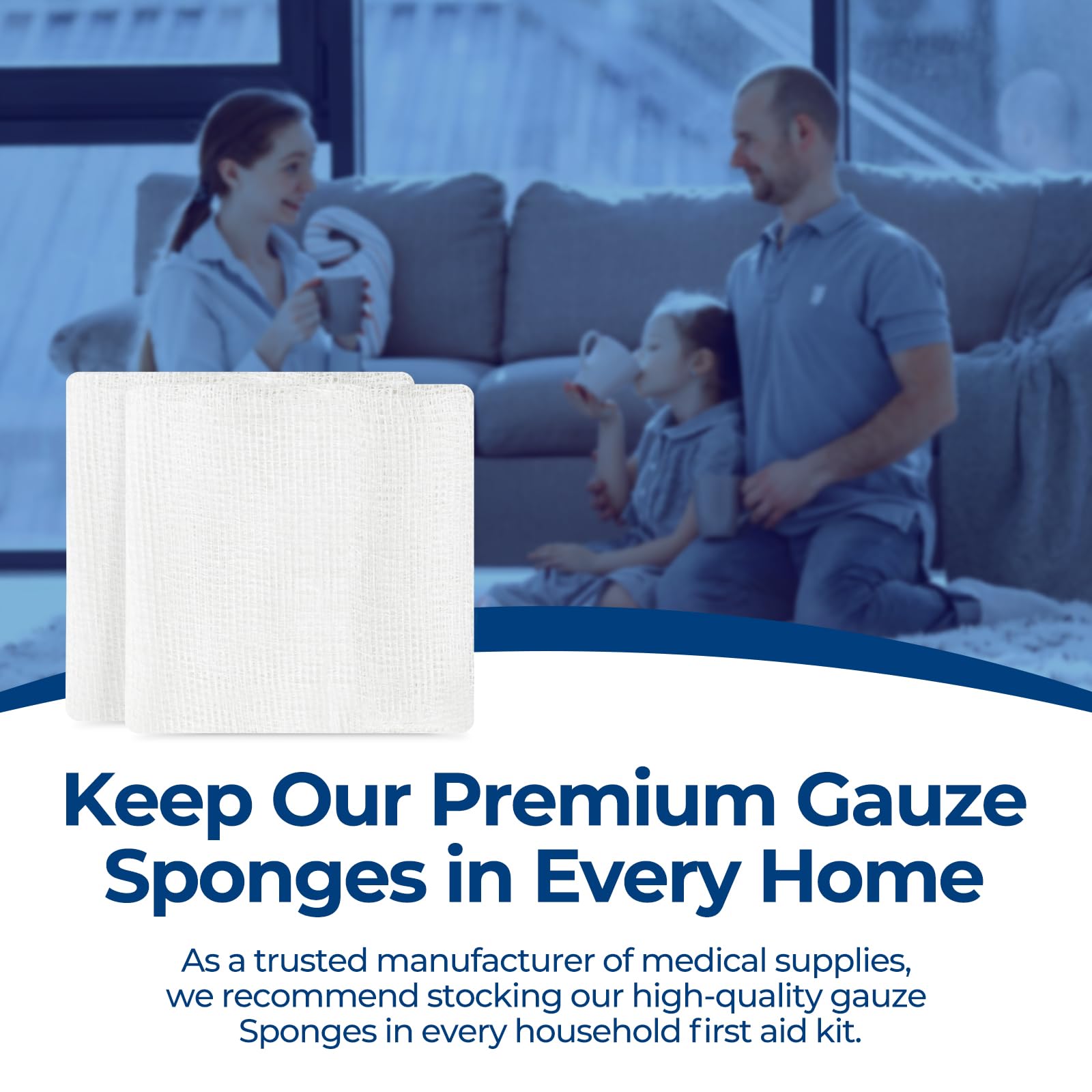 Kingstar 200 Count 4x4 Inch Gauze Sponges 8-Ply — Amazon image 6