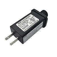 Vista 2 de Transformador LED de 24V Controlador LED Fuente de Alimentación Clase 2, Transformador de Bajo Voltaje Impermeable IP44 Enchufe de EE. UU. para Luz