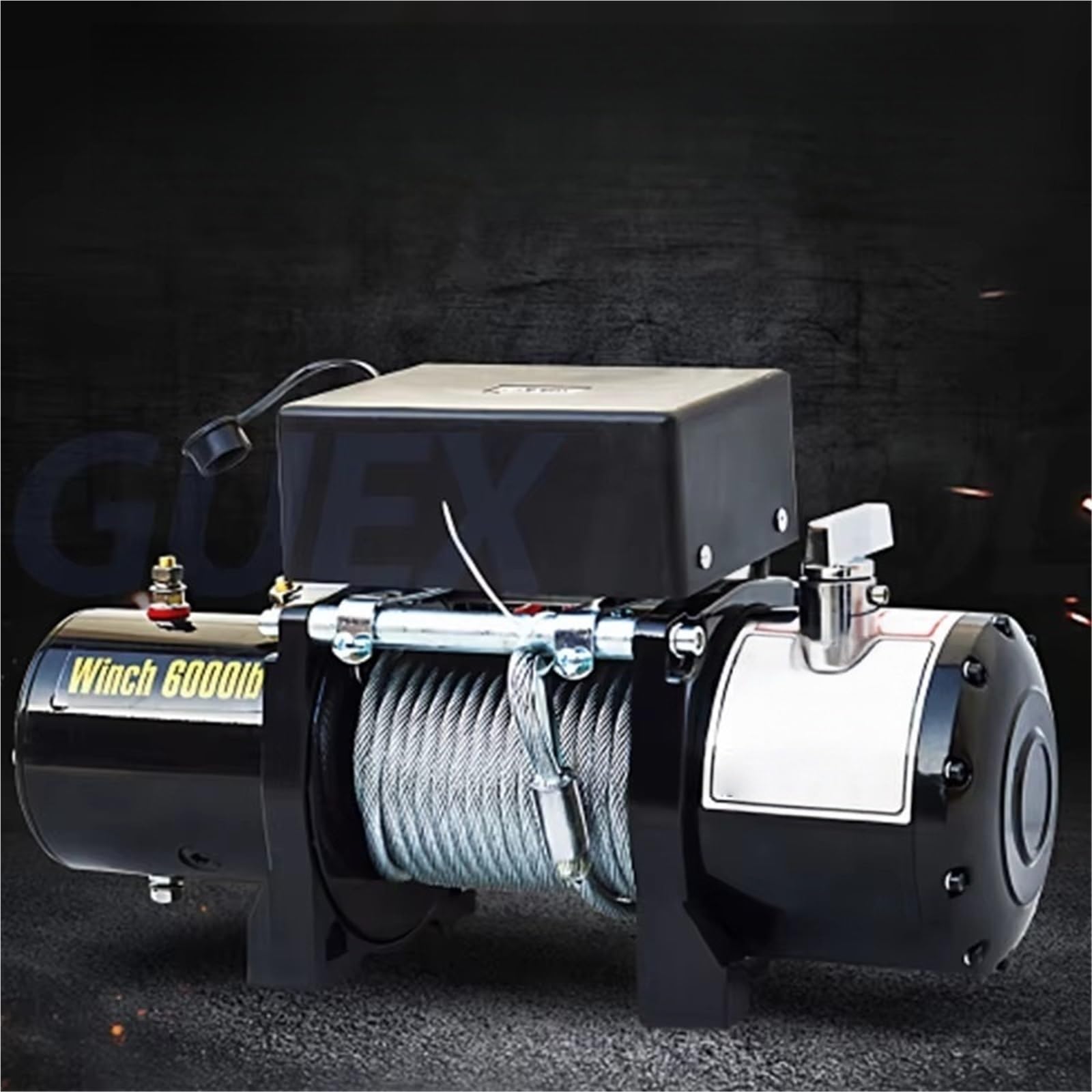 12 V/24 V Verricello Elettrico Di Soccorso Stradale Auto Per Uso Domestico Gru Montata Trazione Strumento Sollevamento Argani elettrici(24V)