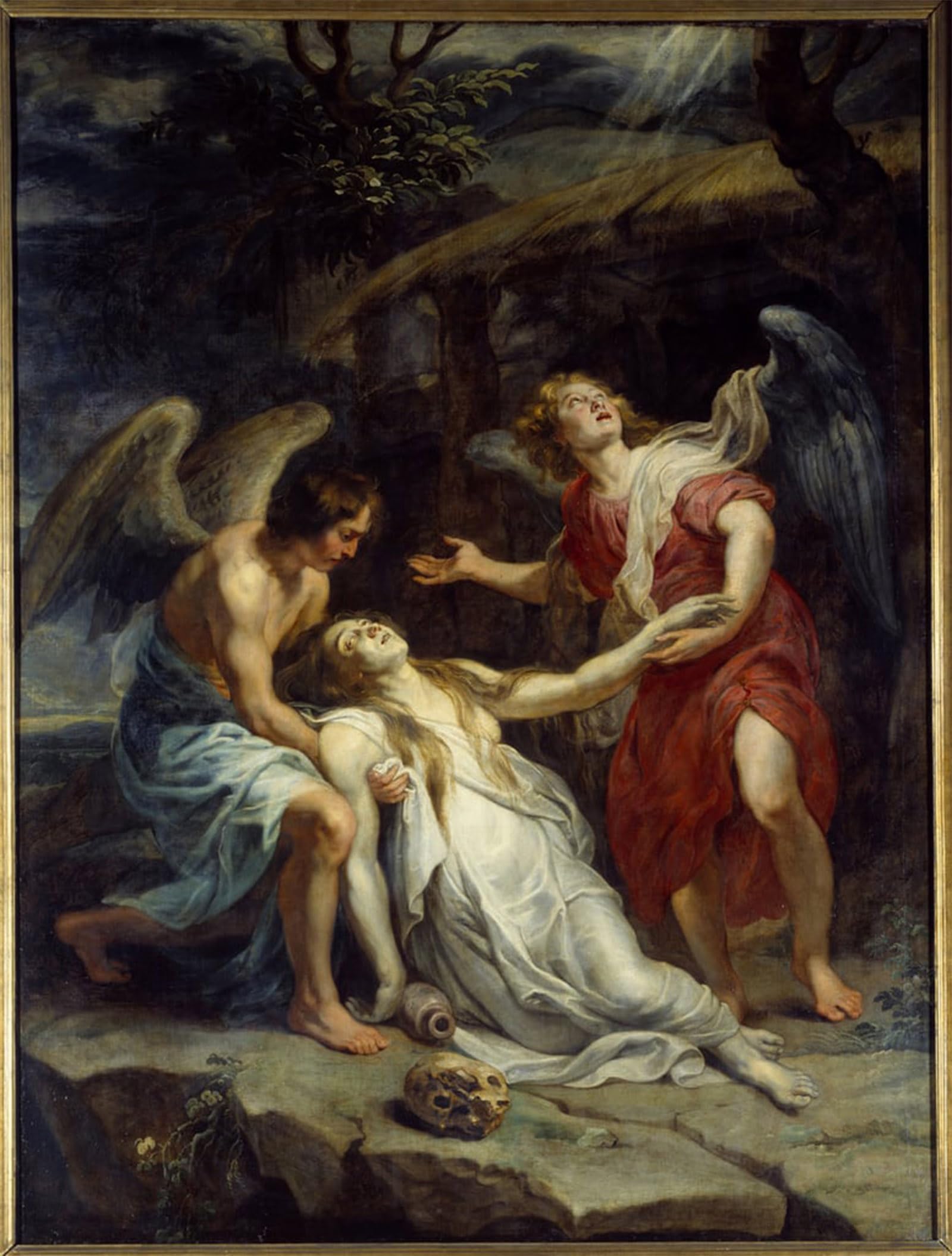 SERENDIPITP Aesthetic Poster Photo Wall Print Retro Picture the Ecstasy of Saint Mary Magdalene Painting by Peter Paul Rubens Modern Wall Artwork for Home Decor 60x90cm