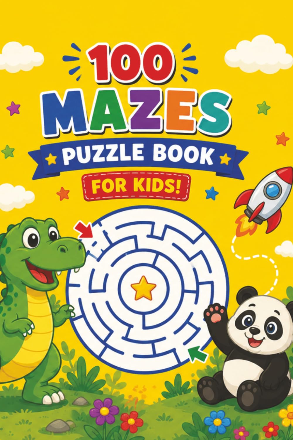 100 Mazes Puzzle For Kids: Maze Activity Book| Ages 4 to 12 | 100 Pages of Mazes | Maze Activity Workbook for Children
