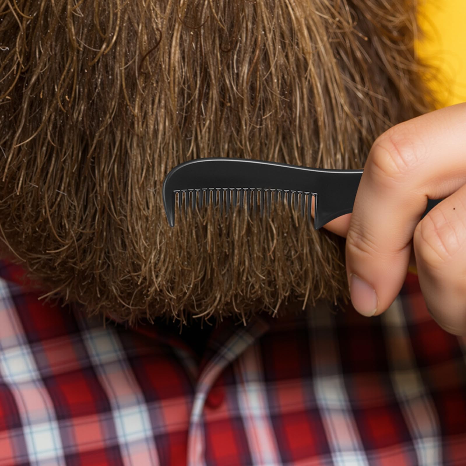 FRCOLOR 5 Juegos De Peines Para Barba Para Hombre Peine Para El Cuidado De La Barba Accesorio De Viaje 10 Unidades X 5
