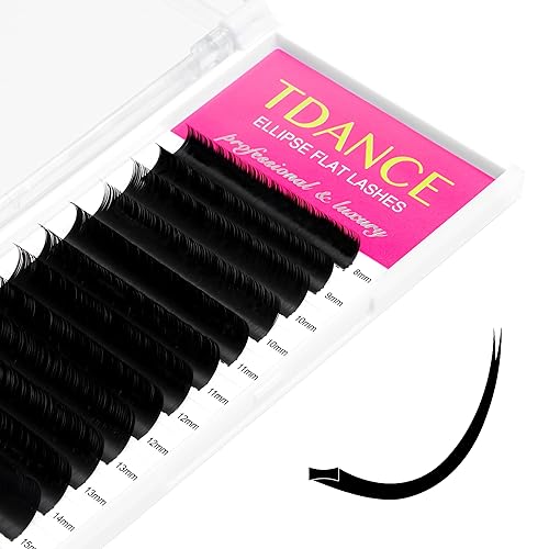 TDANCE - Extensiones de pestañas rizadas y con volumen grosor de 007 rizo CCCD y de 8 - 15mm de largo pestañas con volumen extensiones de pestañas