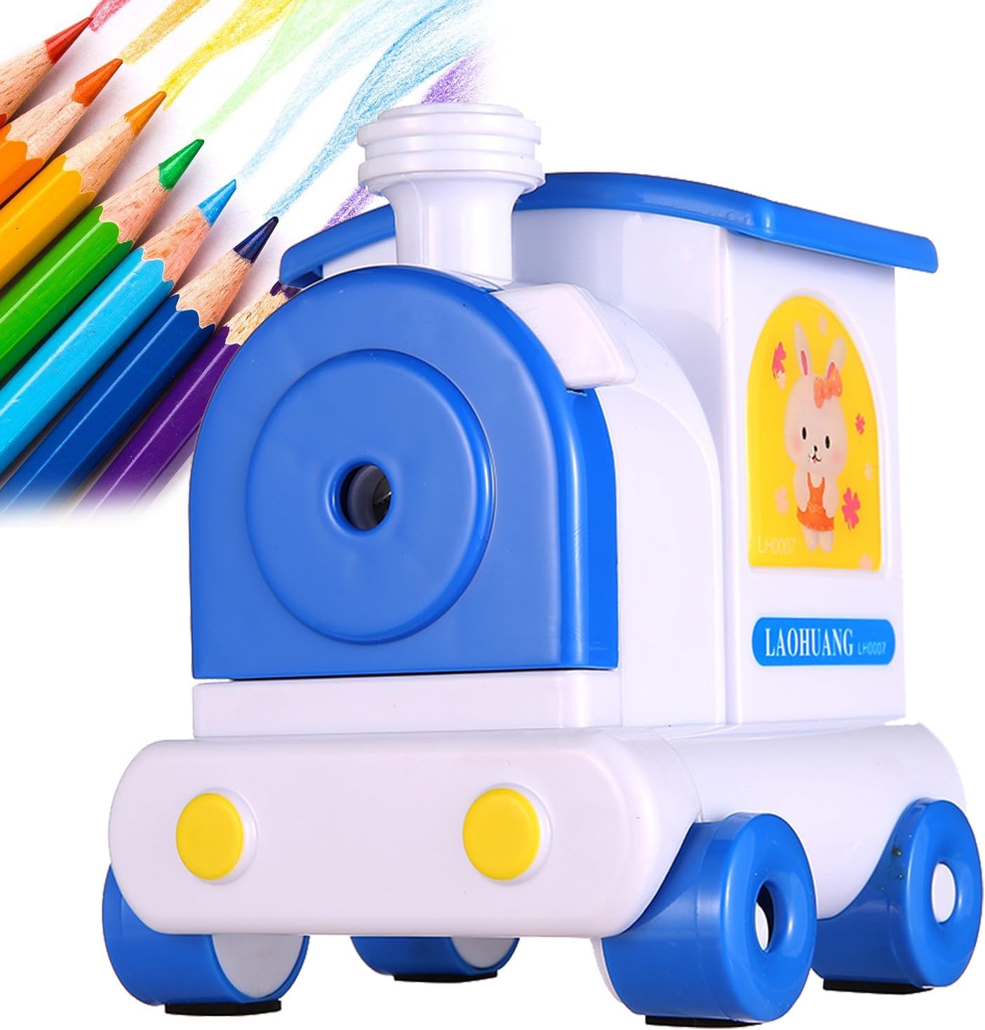Kumdkd Anime Bunny Pencil Sharpener - Hand Crank Manual Sharpener For Art Cute Stationery Works With Colored Pencils Standard 2 Pencils - View #9