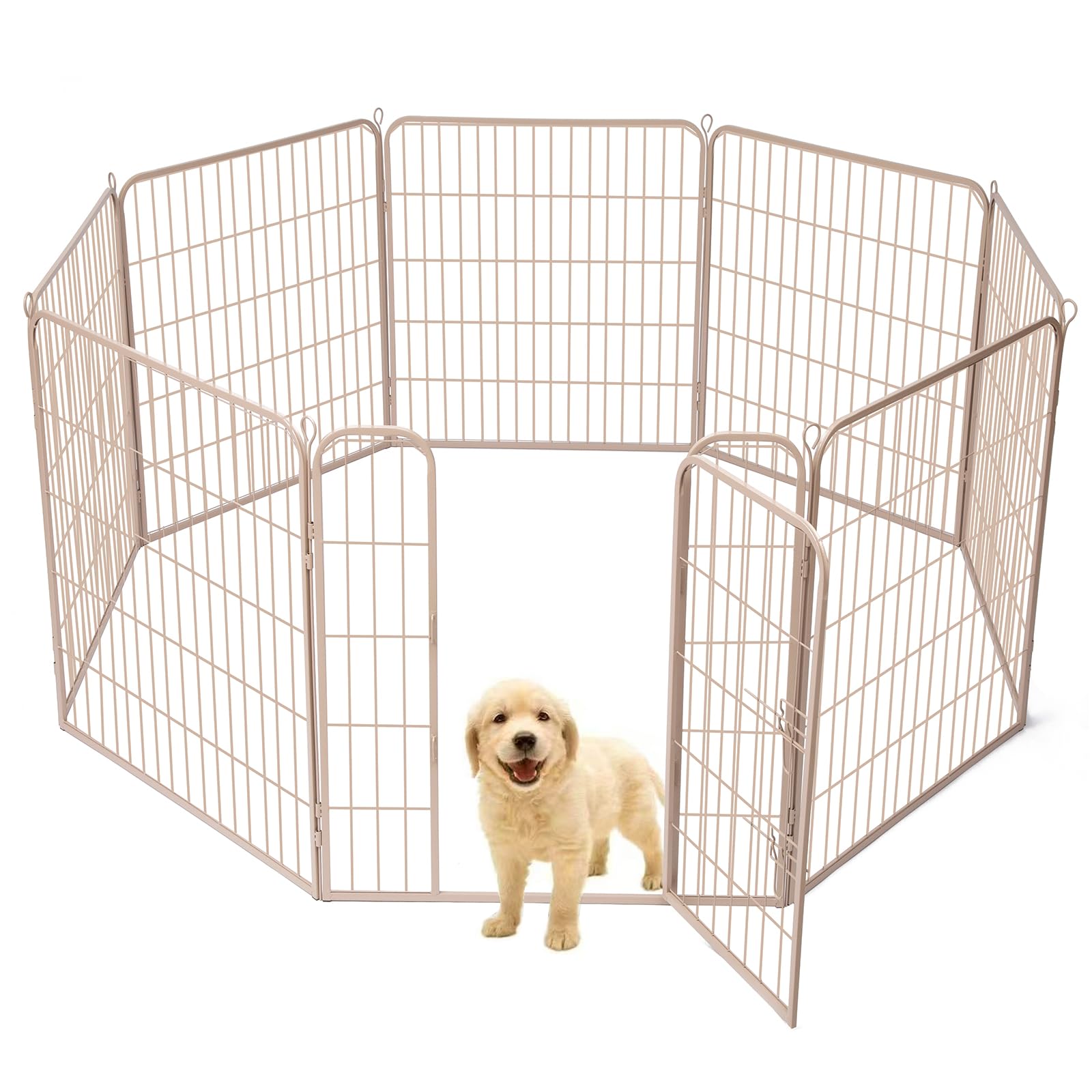 Amazon | YumeTail ペットサークル 犬 ペットフェンス サークル
