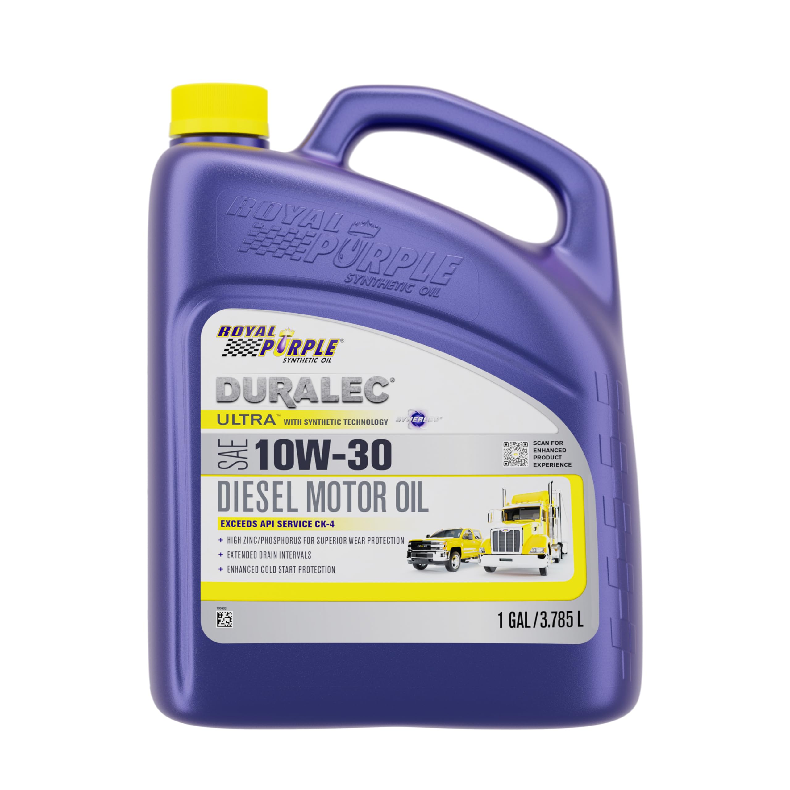 Royal Purple 80456 Duralec Ultra 10W30 Oil Case, 3 Gallon, 1 Pack