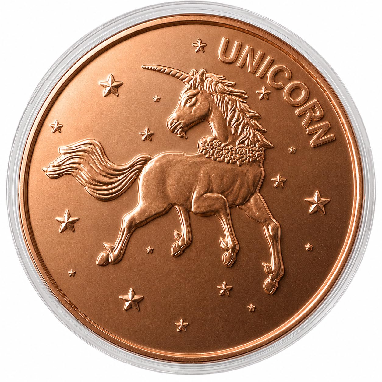 Amazon.com: Unicorn Design 1 oz Pure .999 Copper Round Bullion