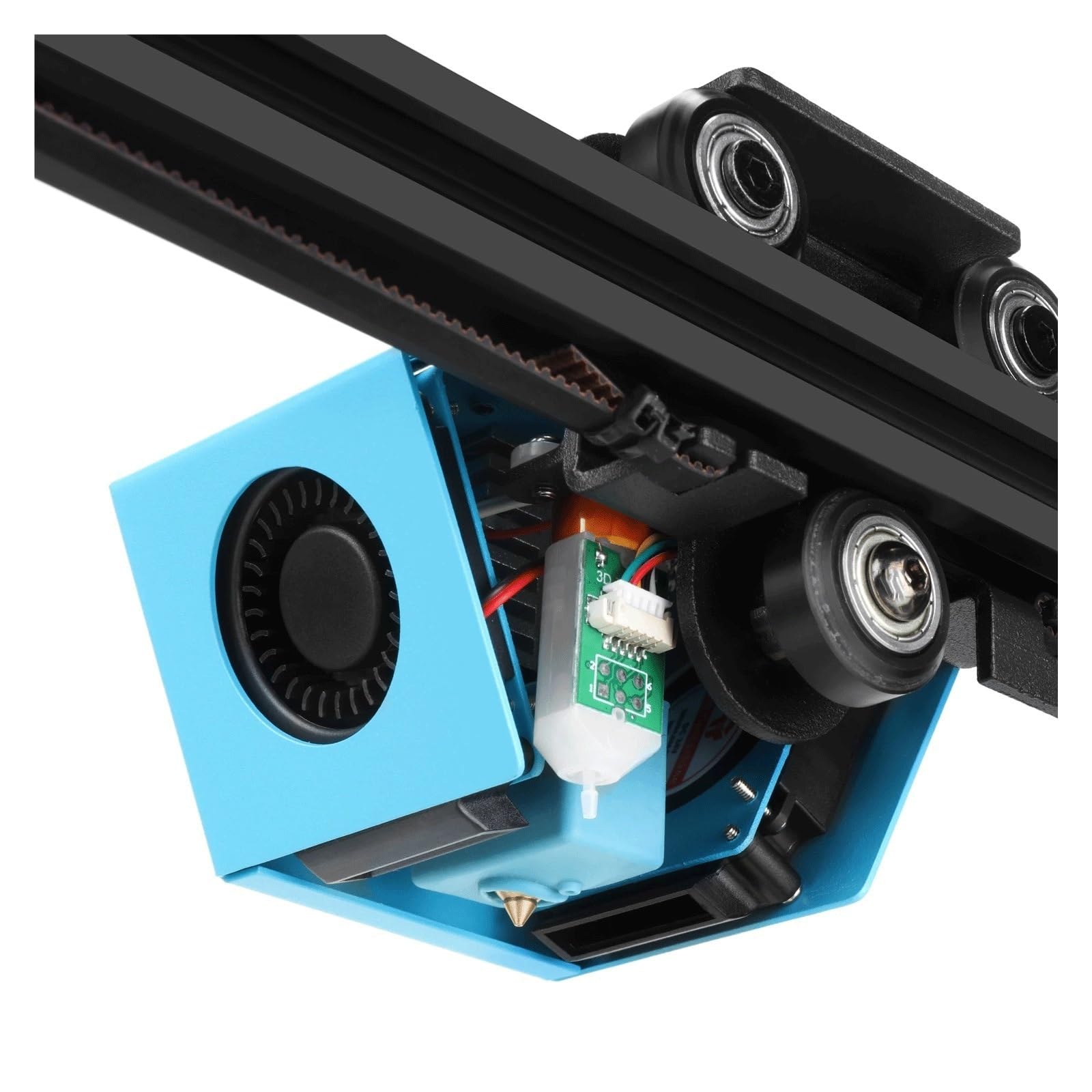Kit stampante 3D Blu-5 Prusa I3 3D Touch PEI Foglio magnetico Dual Drive Estrusore Focolaio Doppio asse Z Stampante 3D Bluer Plus (Color : Blu-5, Size : Us)