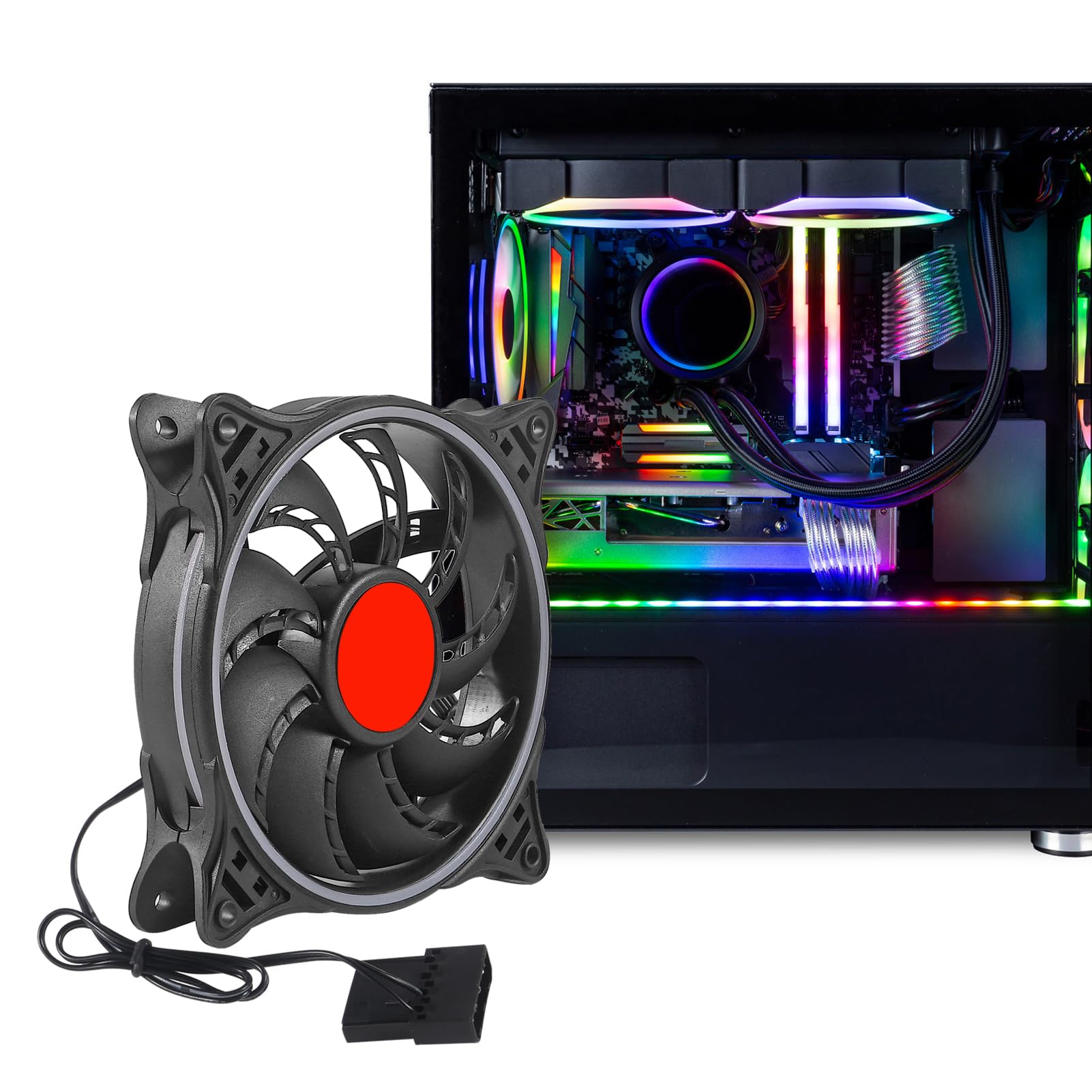 Gelid Solutions Radiant-D Computer behuizing Ventilator 12 cm