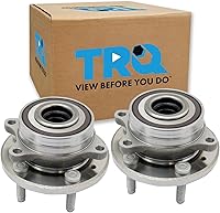 Vista 90 de Conjunto de buje y rodamiento de rueda trasera izquierda y derecha TRQ 2 piezas Compatible con Mazda CX-9 2007-2015 Todo Tracción