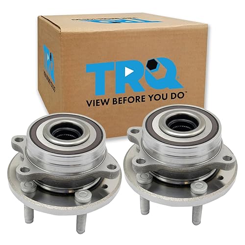 Miniatura 424 de TRQ Juego de 2 rodamientos y bujes de rueda trasera izquierda y derecha, compatible con Mazda CX-9 2007-2015 con tracción total