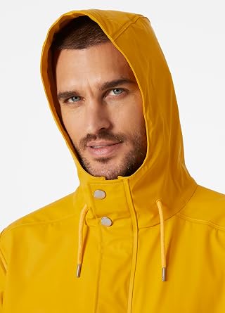 Helly Hansen Men's Moss Raincoat - Waterproof Rain Jacket for Hiking and Outdoor