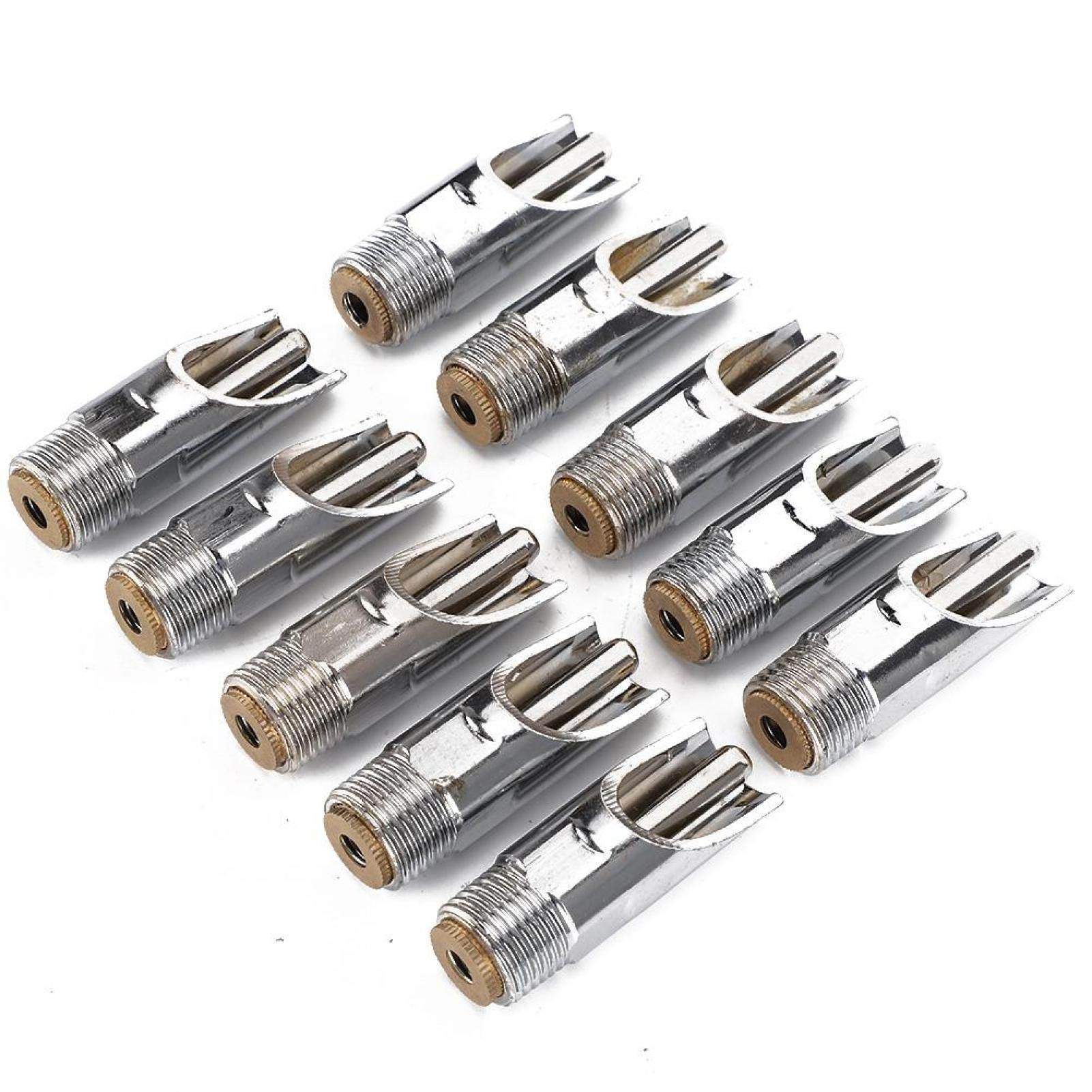 10 pièces Abreuvoir pour Porcs en Acier Inoxydable, Abreuvoirs Automatiques à TéTine avec Capuchon en cuivre Abreuvoir à Bec de Canard pour Porc bétail Animaux