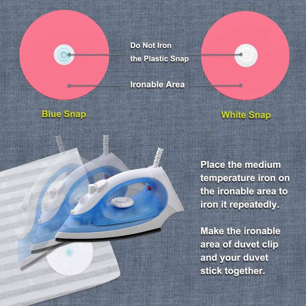 Image secondaire de Attaches de Couette HX AURIZE - Maintien Parfait et Invisible pour Literie