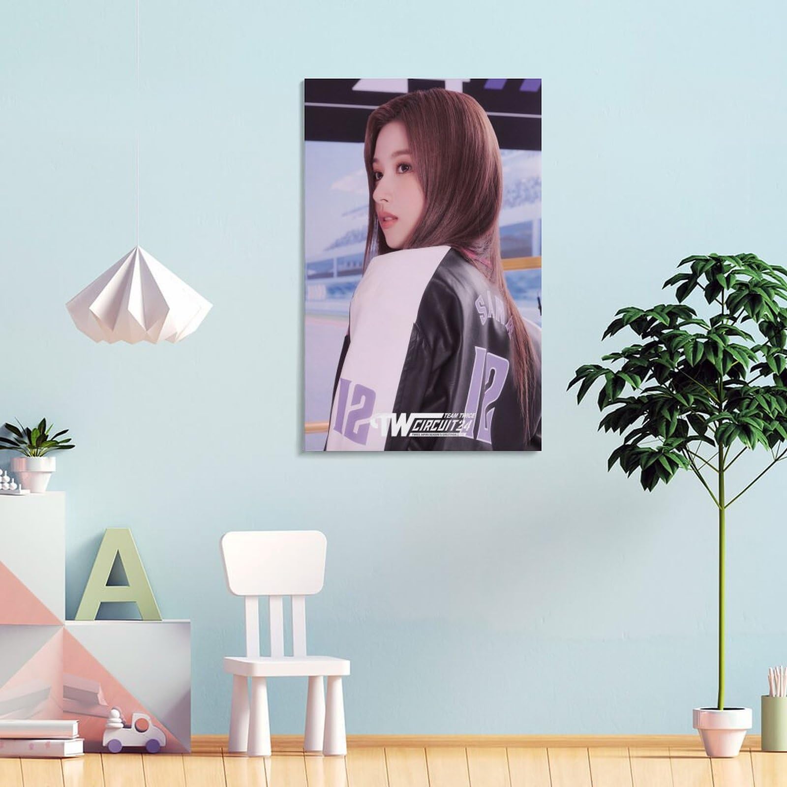 Amazon.co.jp: SANA サナ TWICE トゥワイスキャンバスポスター