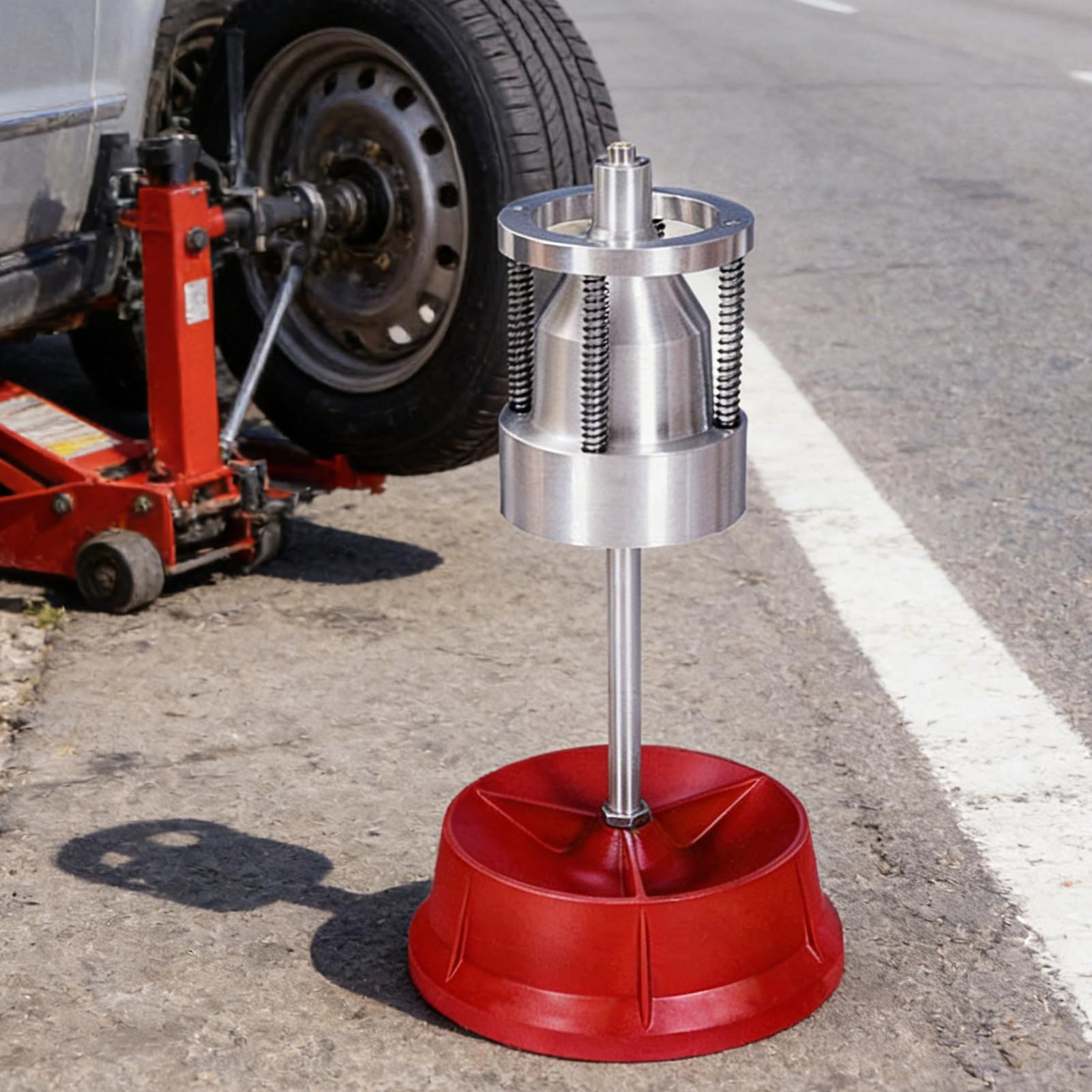 Equilibrador De Ruedas Manual Accesorios para Cambio Y Reparación De Ruedas | Herramienta De Equilibrado Con Nivel De Para Turismos Camiones SUVs Y Pickups