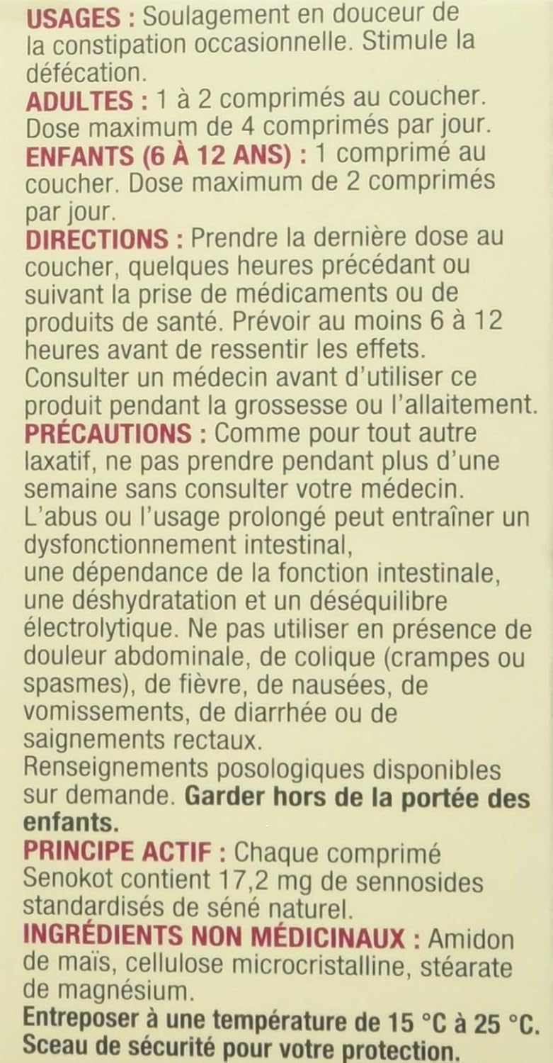 Senokot Extra Strength Laxative, 60 Count - Image 3