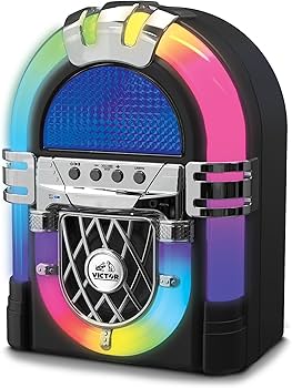 Amazon.com: VICTOR VDTJ-1000 Mini Bluetooth Jukebox with