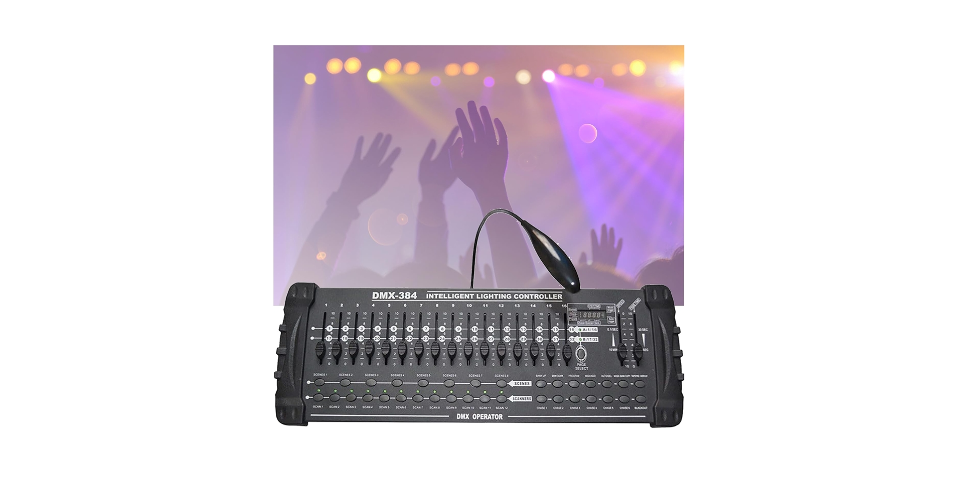 Amazon.co.jp: DMX 384 A/b コンソール、DMX-512 DJ