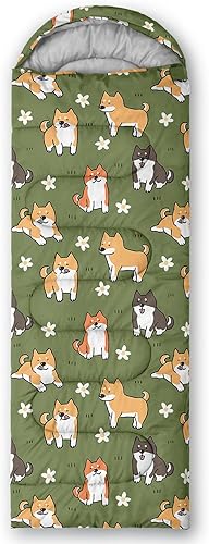 Vista 41 de Axolotl Moon Stars - Saco de dormir para niños, saco de dormir ligero y cálido para clima frío, saco de dormir portátil impermeable para camping