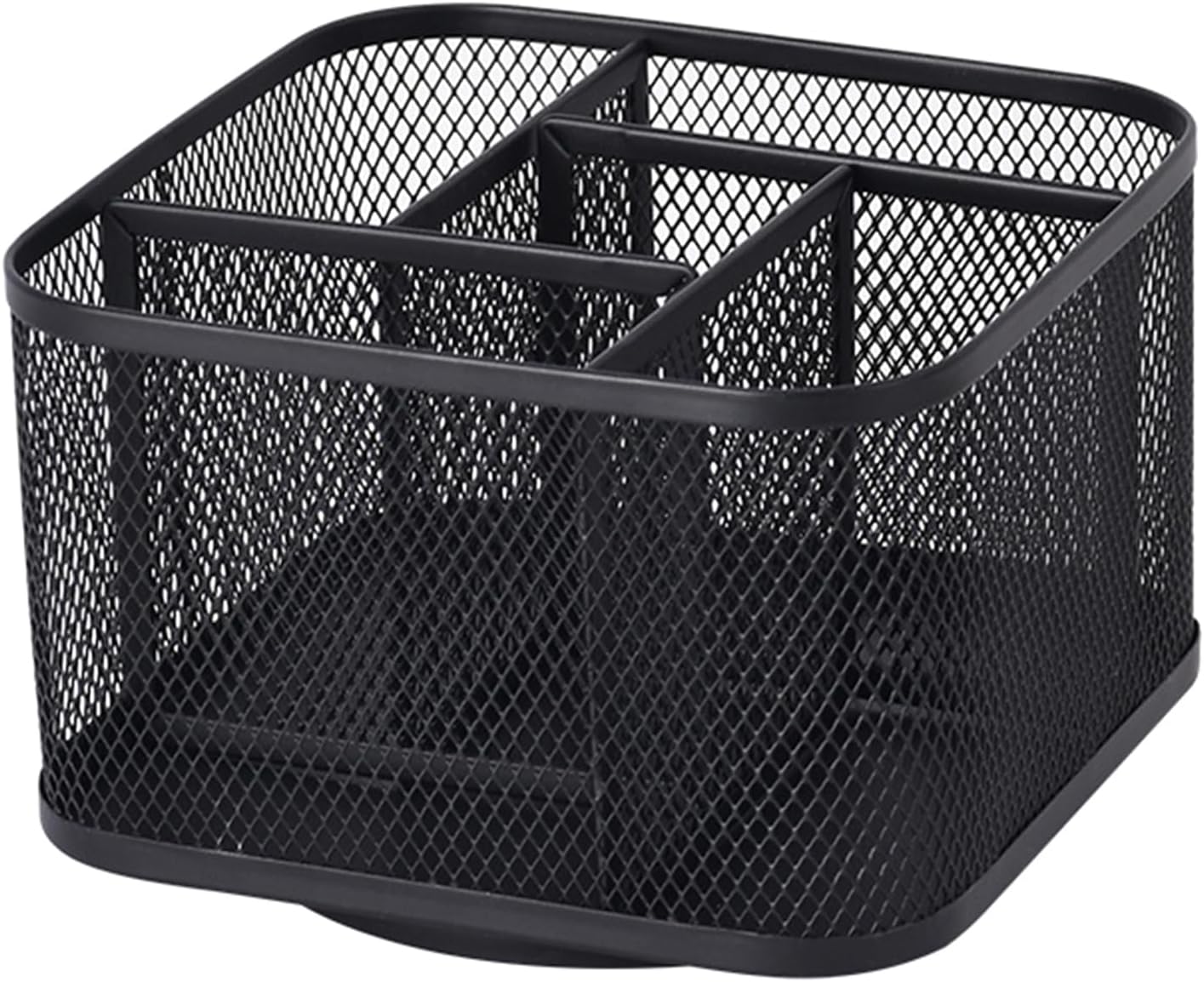 Stylish Interconnected Section Storage Metal Desk Planner Modern Desk Accessories for Easy Access to Stored Things Rotating Writing Materials Planner