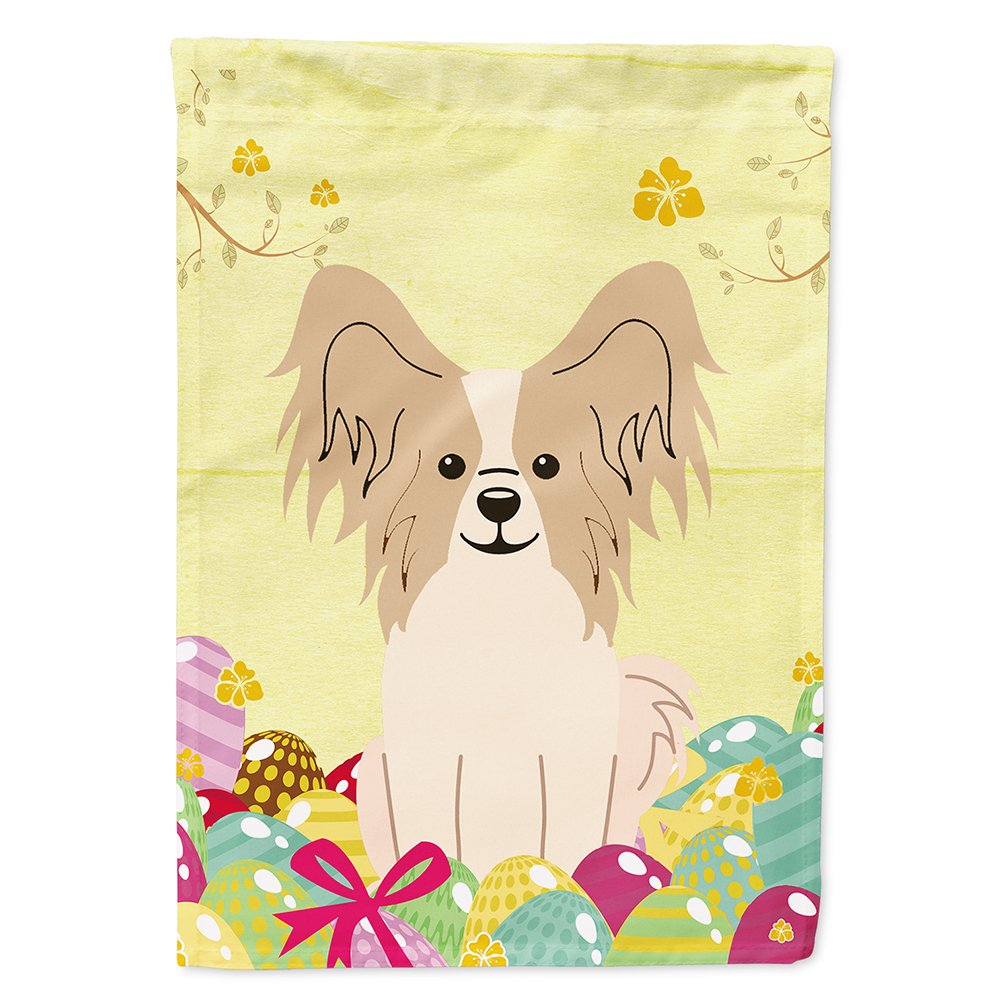Drapeau de maison œufs de Pâques grand format multicolore en toile
