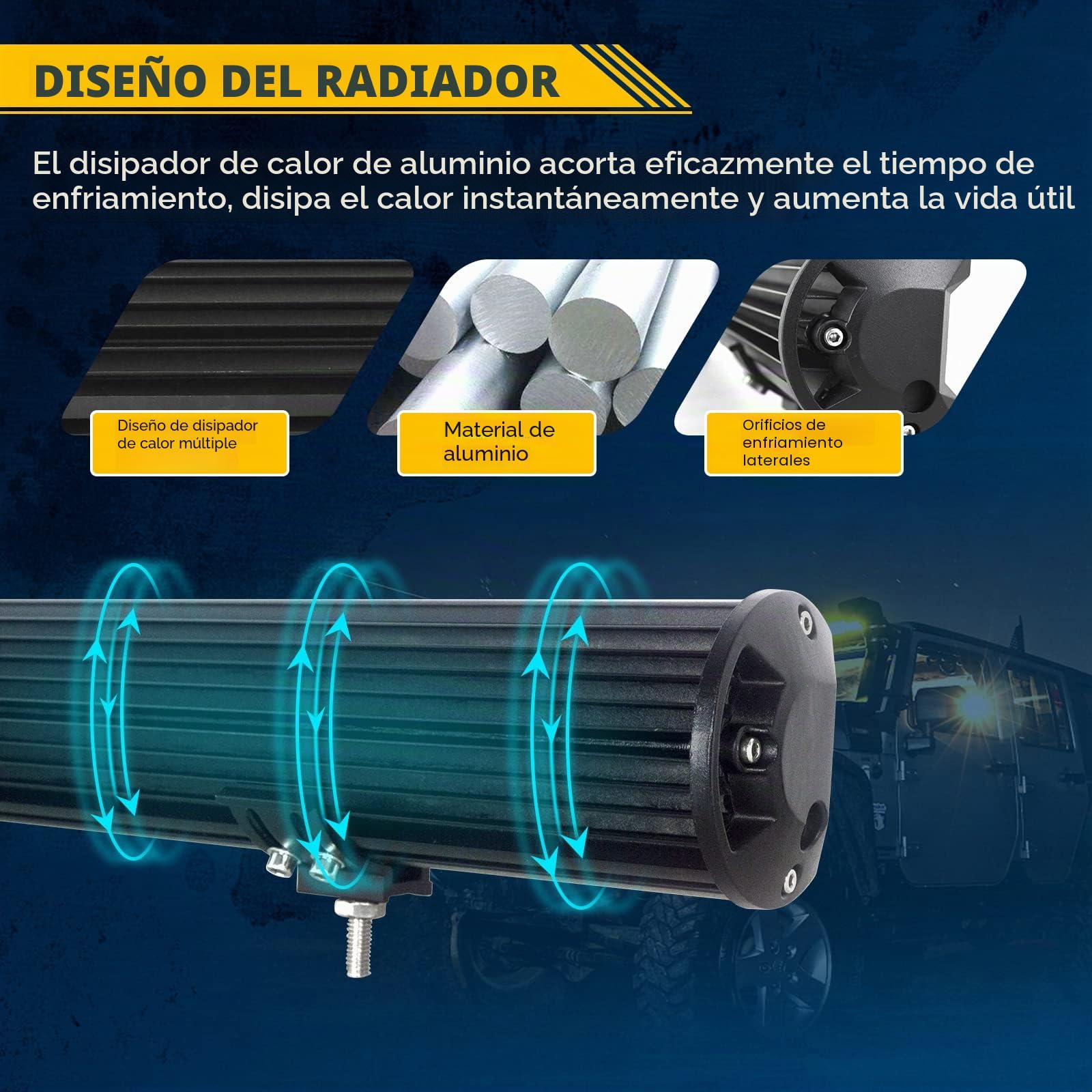 Willpower Barra de Luz LED 12 Pulgadas 30cm 240W + 2PCS Focos LED Tractor + Arnés de Cableado 12V 24V IP67 Impermeable Faro de Trabajo para 4x4 Coche Camion Barco ATV UTV SUV