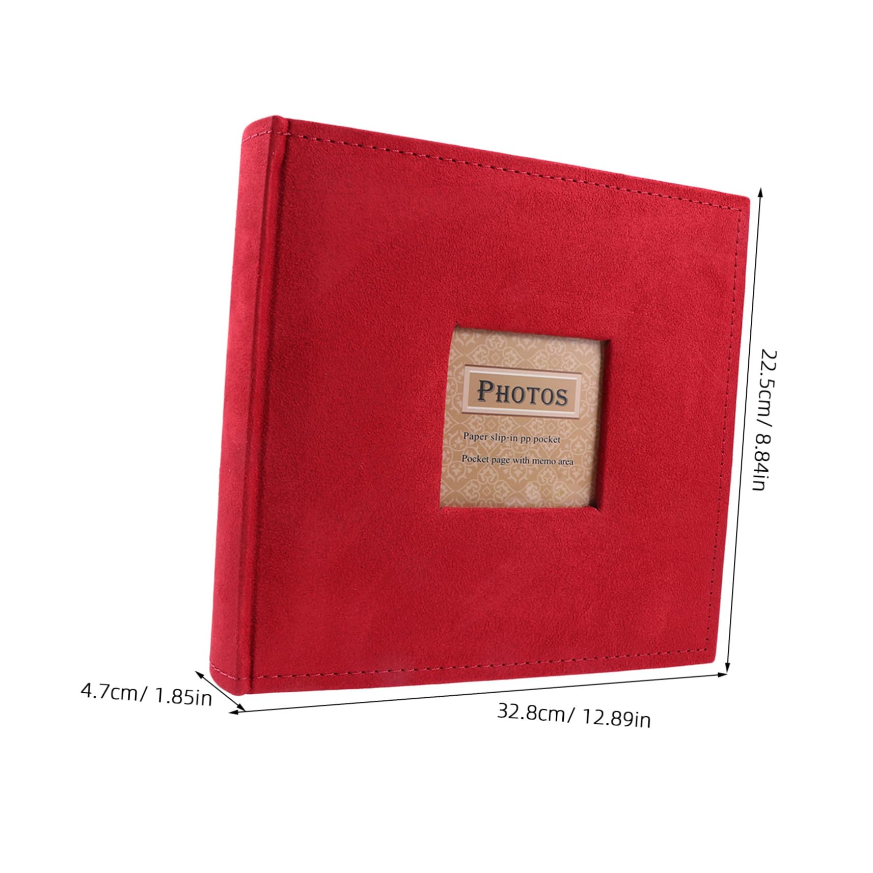 Abaodam 1pieza Álbum De Fotos Diy Infantil De Álbum De Almacenamiento Para Recuerdos De Color Rojo Para Graduaciones y