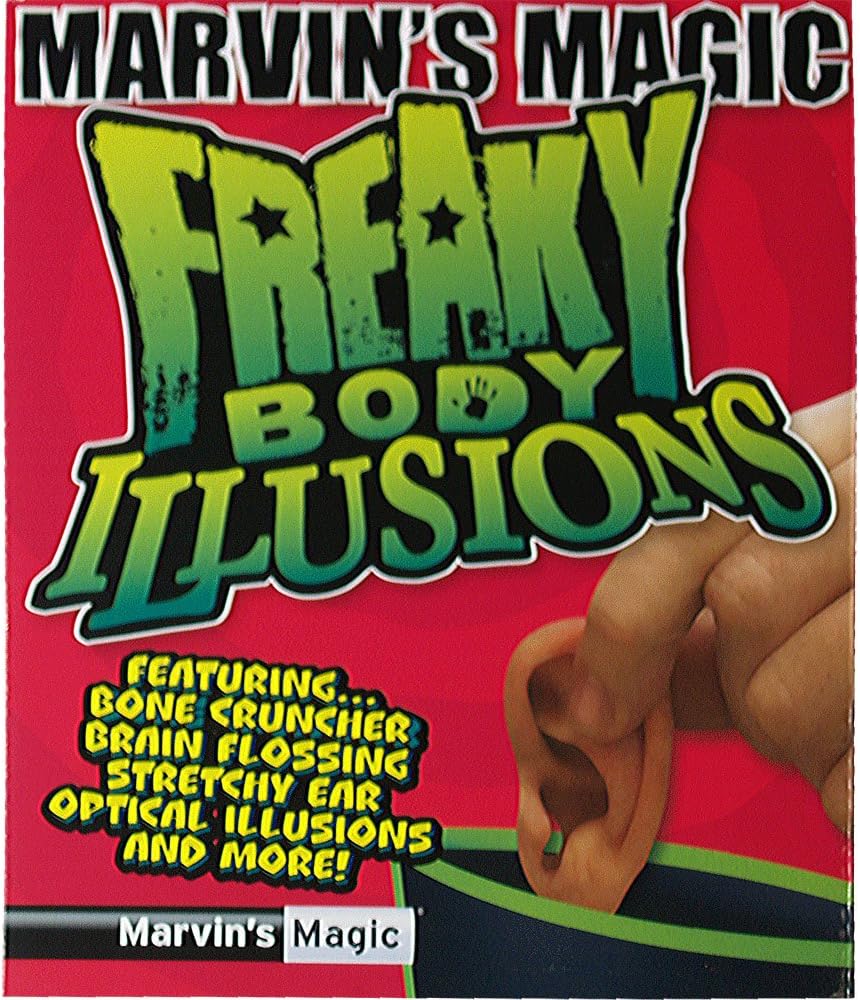 Marvin's Magic Freaky Body Illusions Ear Kit - Perfect for Halloween.Professional magic made easy