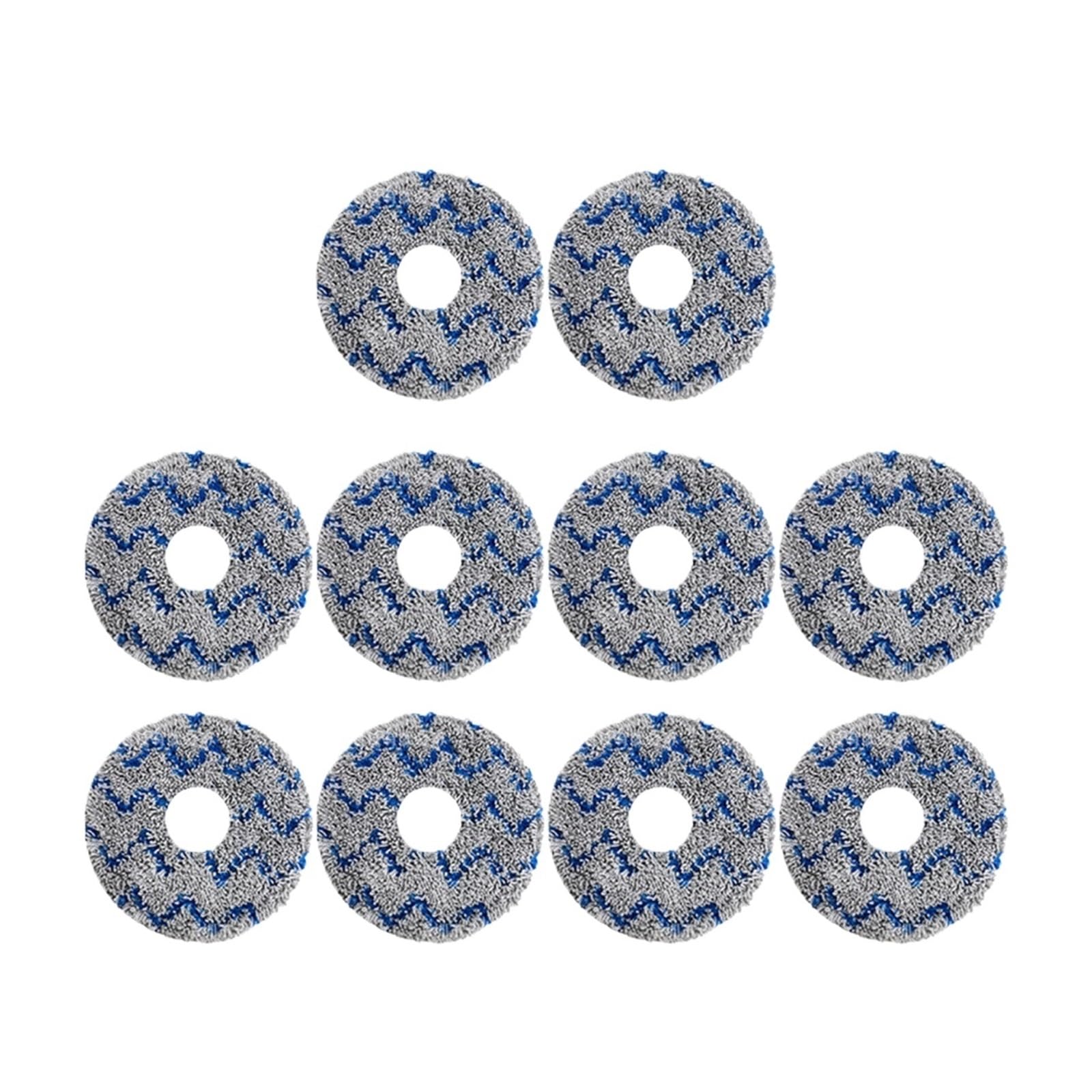 SLAQEYDJS Replacement Mop Cloth Accessories Compatible With Ecovacs Deebot X5 OMNI PRO Robotic Vacuum Cleaner(10pcs)