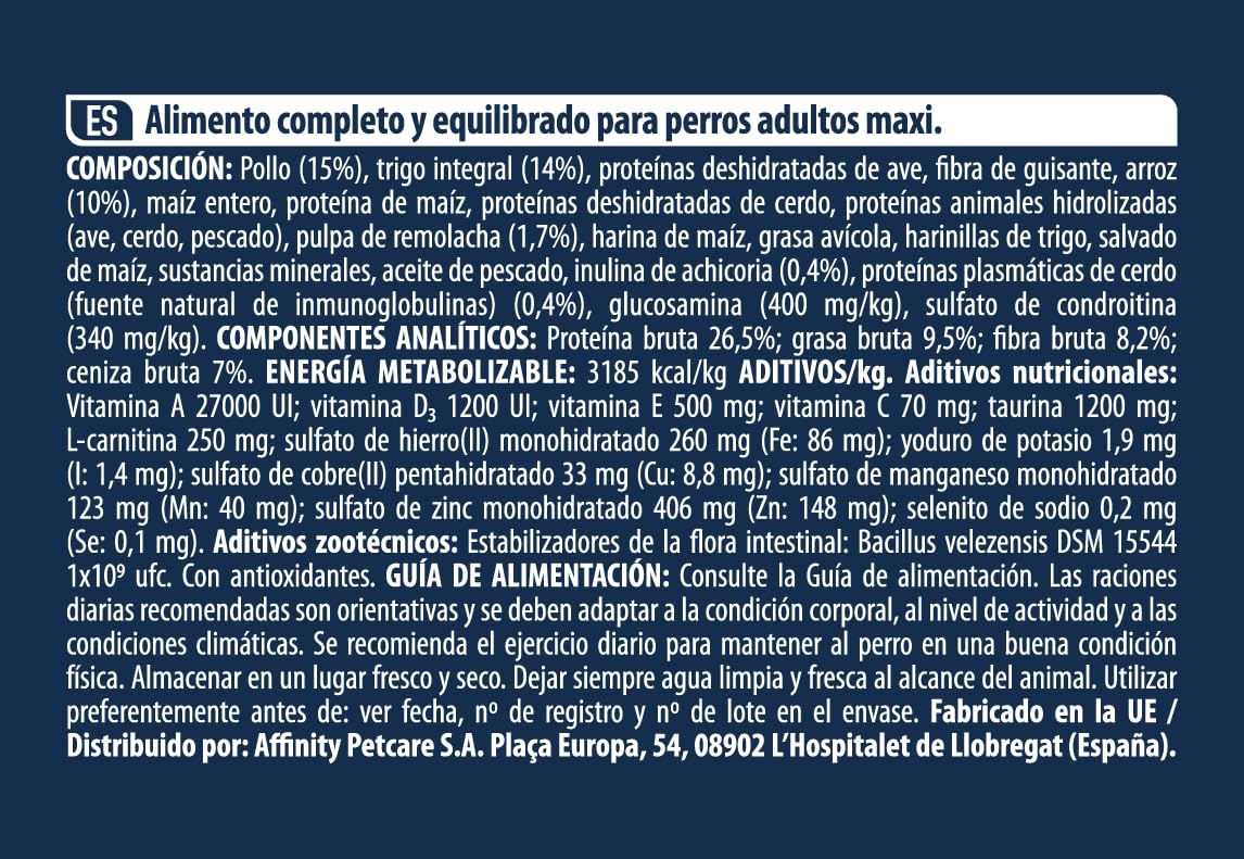 Advance Maxi Adult Light - Cibo Light per Cani Adulti di taglia grande con Pollo - 12kg