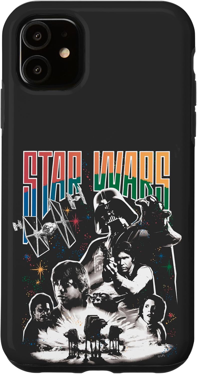 Star Wars Retro Colorful Group Shot Case for iPhone 16