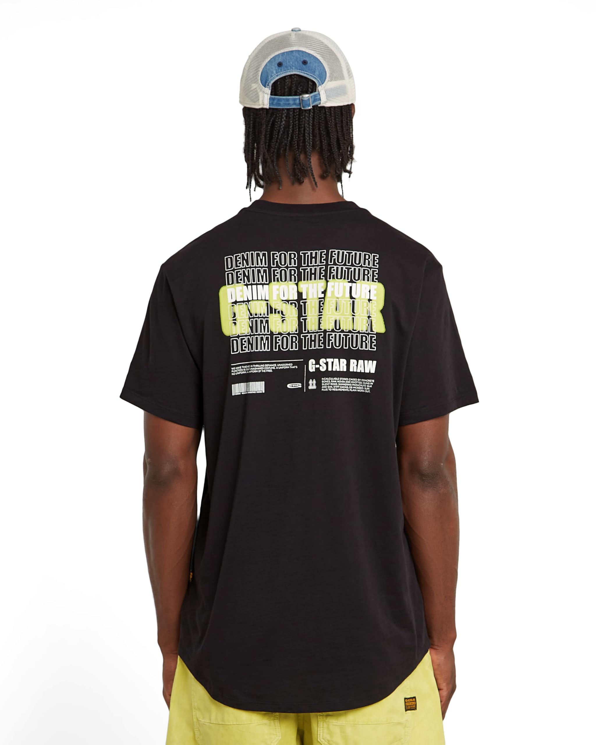 G-STAR Men's Lash Back Size R T T-Shirt, Black (Dk Black D26043-c372-6484), XS