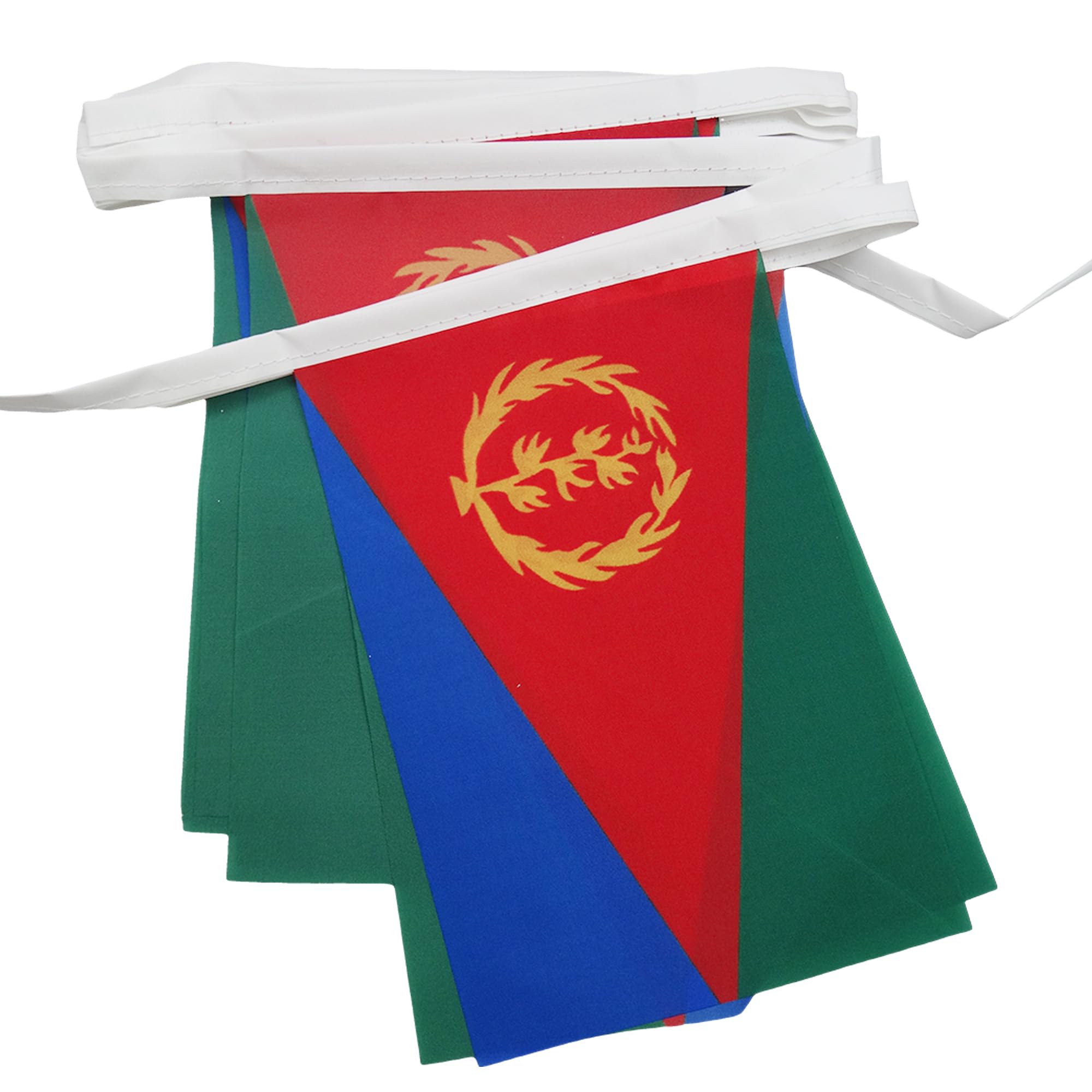 AZ FLAG Guirnalda 6 Metros, 20 Banderas de Ecuador 21x15 cm, Bandera Ecuatoriana 15 x 21 cm - Banderines — view 33
