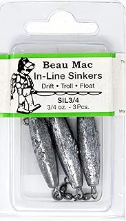 Beau Mac in-Line Sinkers - 3/4oz