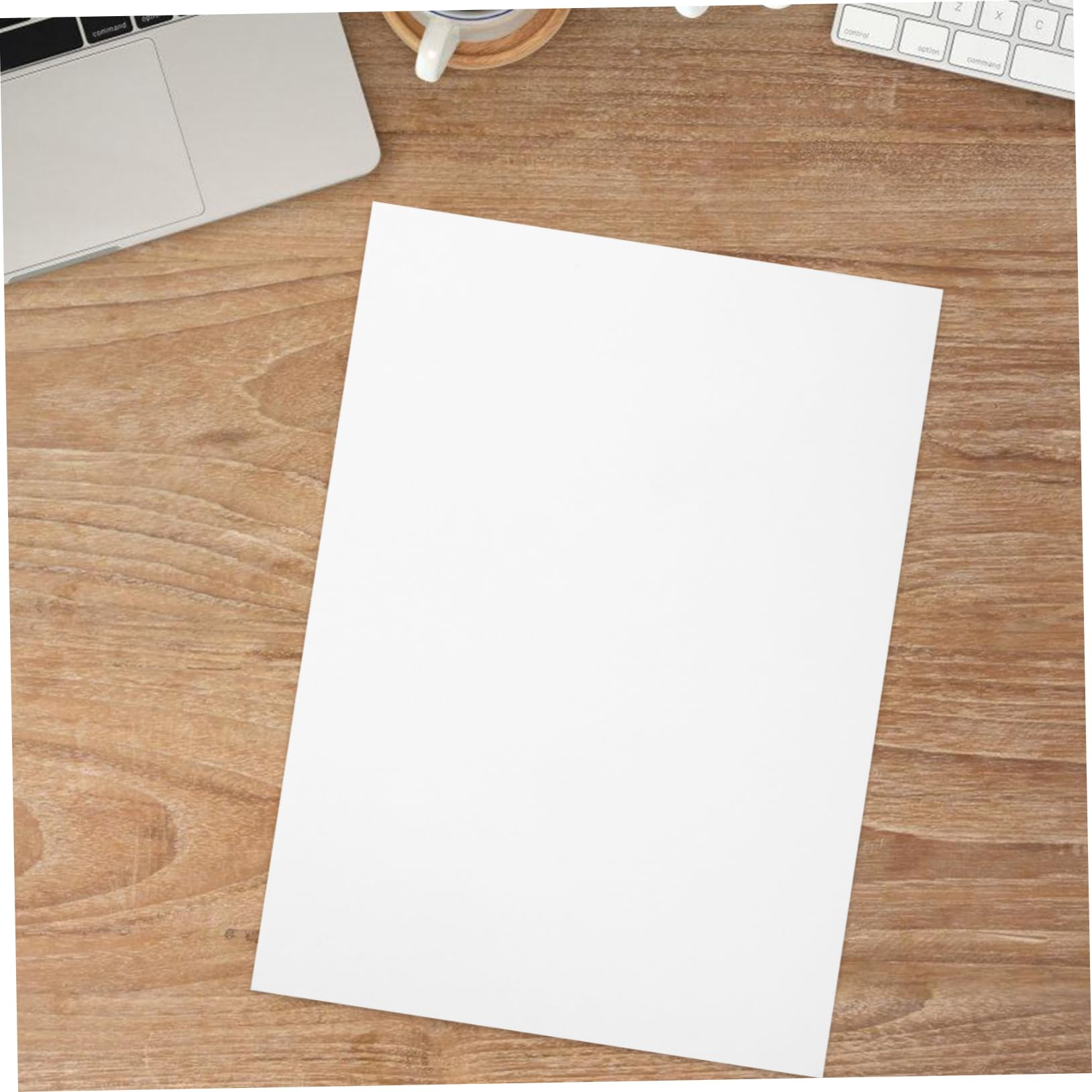 Papier Cartonné A4 Blanc 100 Feuilles pour Impression et Dessin