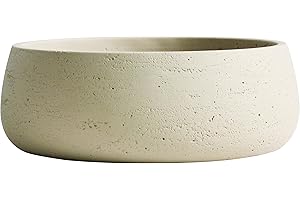 Large Ceramic Round Planter Bowl for Indoor & Outdoor