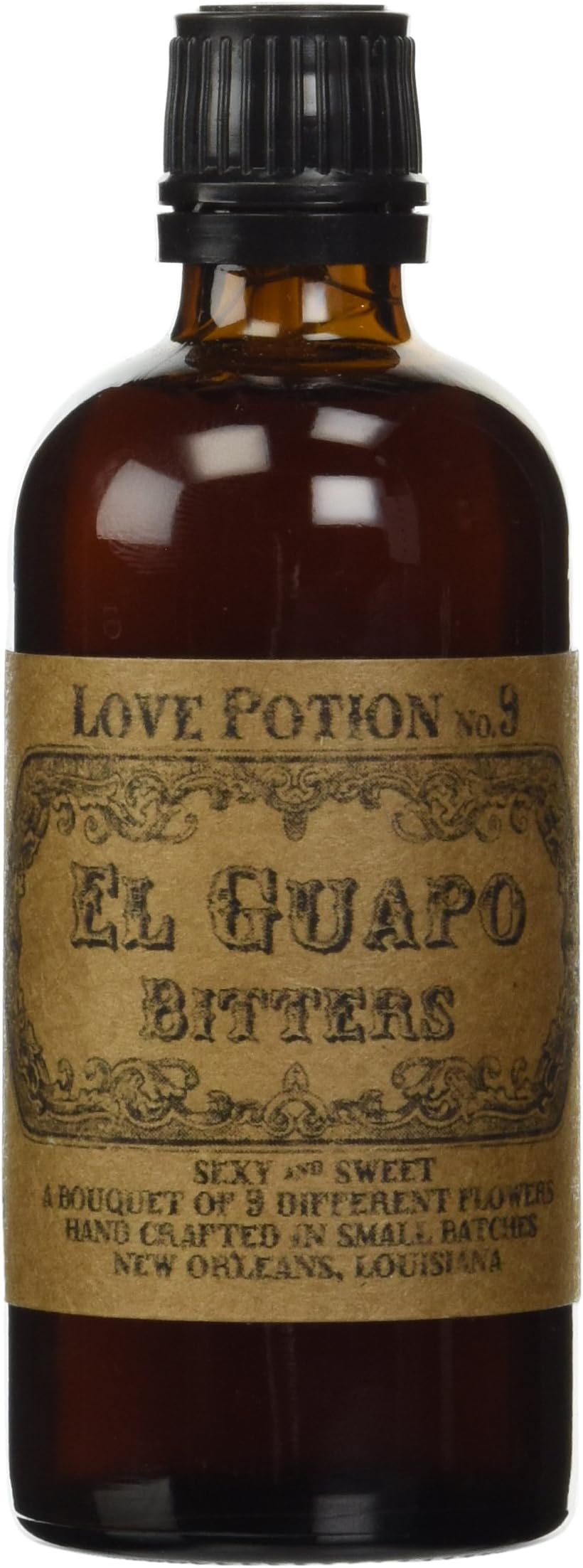 El Guapo Bitters Love Potion Bitters - Vanilla Infused Liquid Bitters - Crafted Cocktail Experience - Delight Complexity of Chamomile & Orange Blossom Notes - Adding Depth to Favorite Drinks