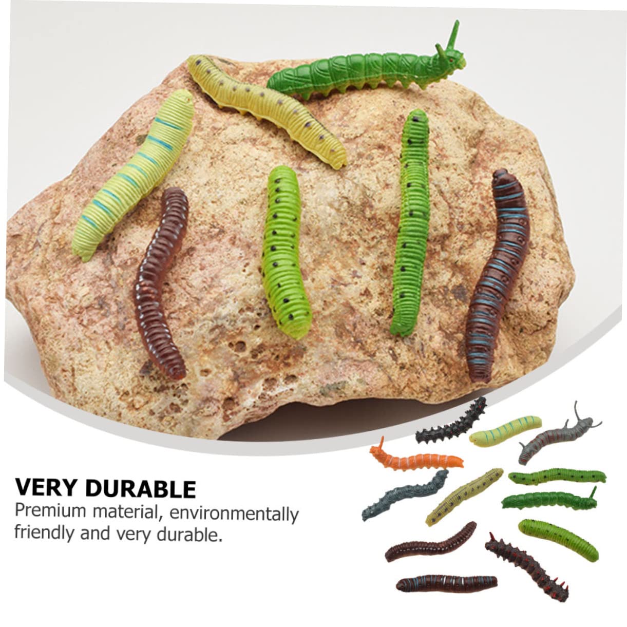 Garneck Realistic Caterpillar Model Toy - Image 4