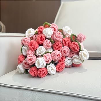 T　花束ブランケット 花束ブランケット ブーケブランケット かぎ針編み 直径80cm