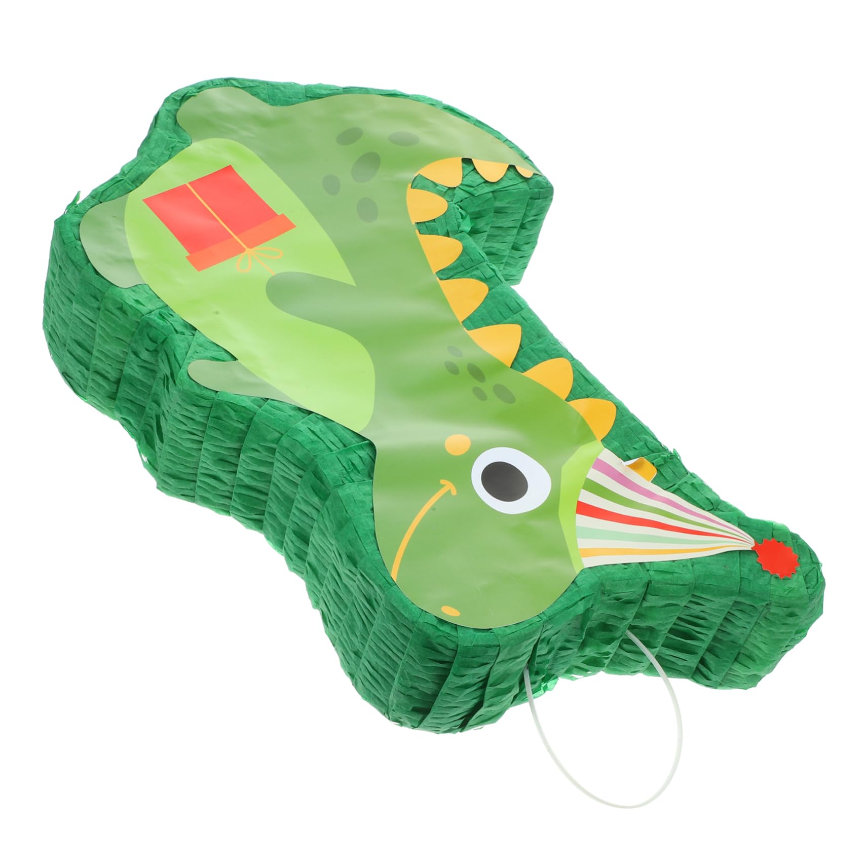 Grüne Dinosaurier Piñata 1 Stück aus Papier für Partys