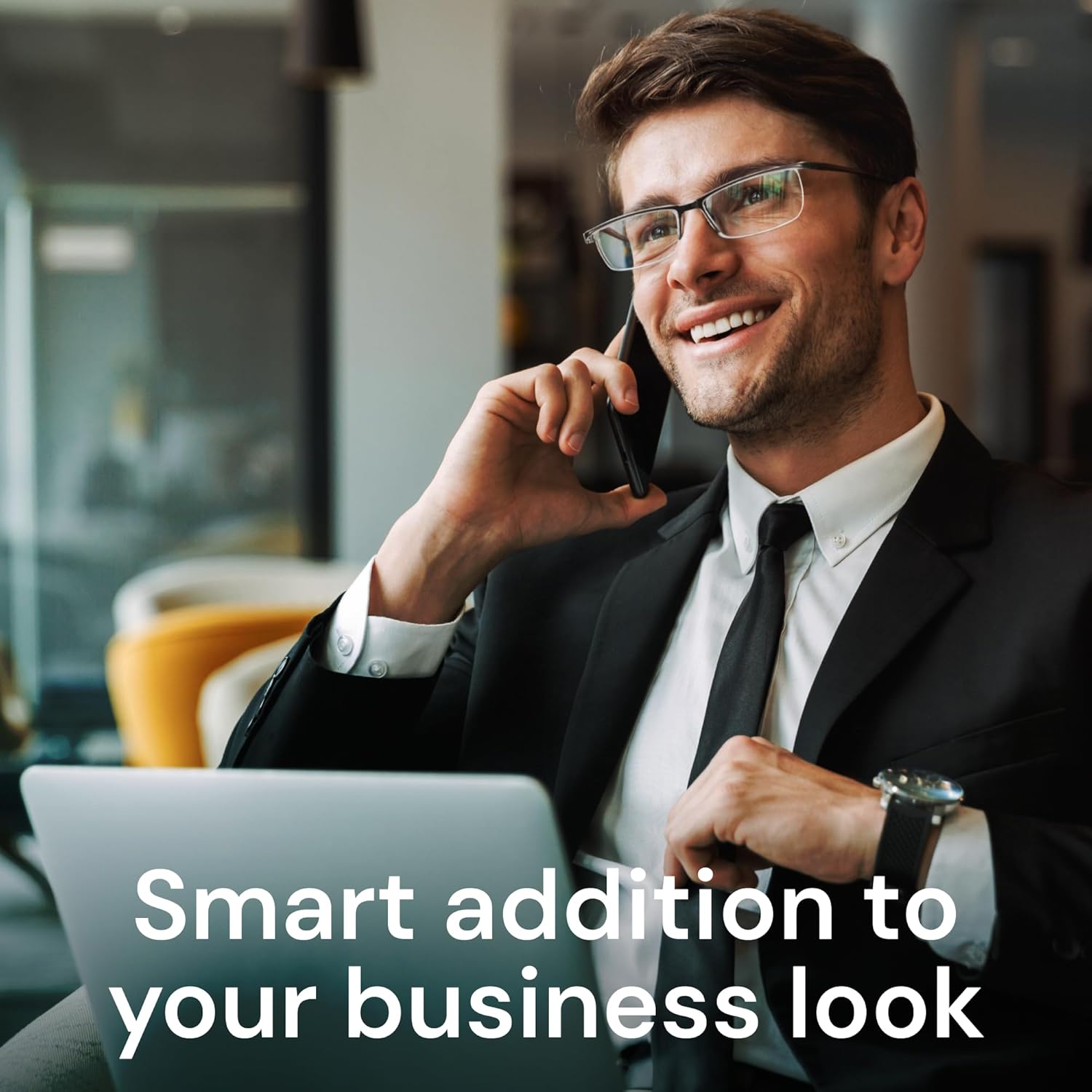 Gaoye 1.5 Executive Style Reading Glasses Men - Durable Readers with Blue Light Filtering- Comfortable Fit with TR90 Frames - Image 2