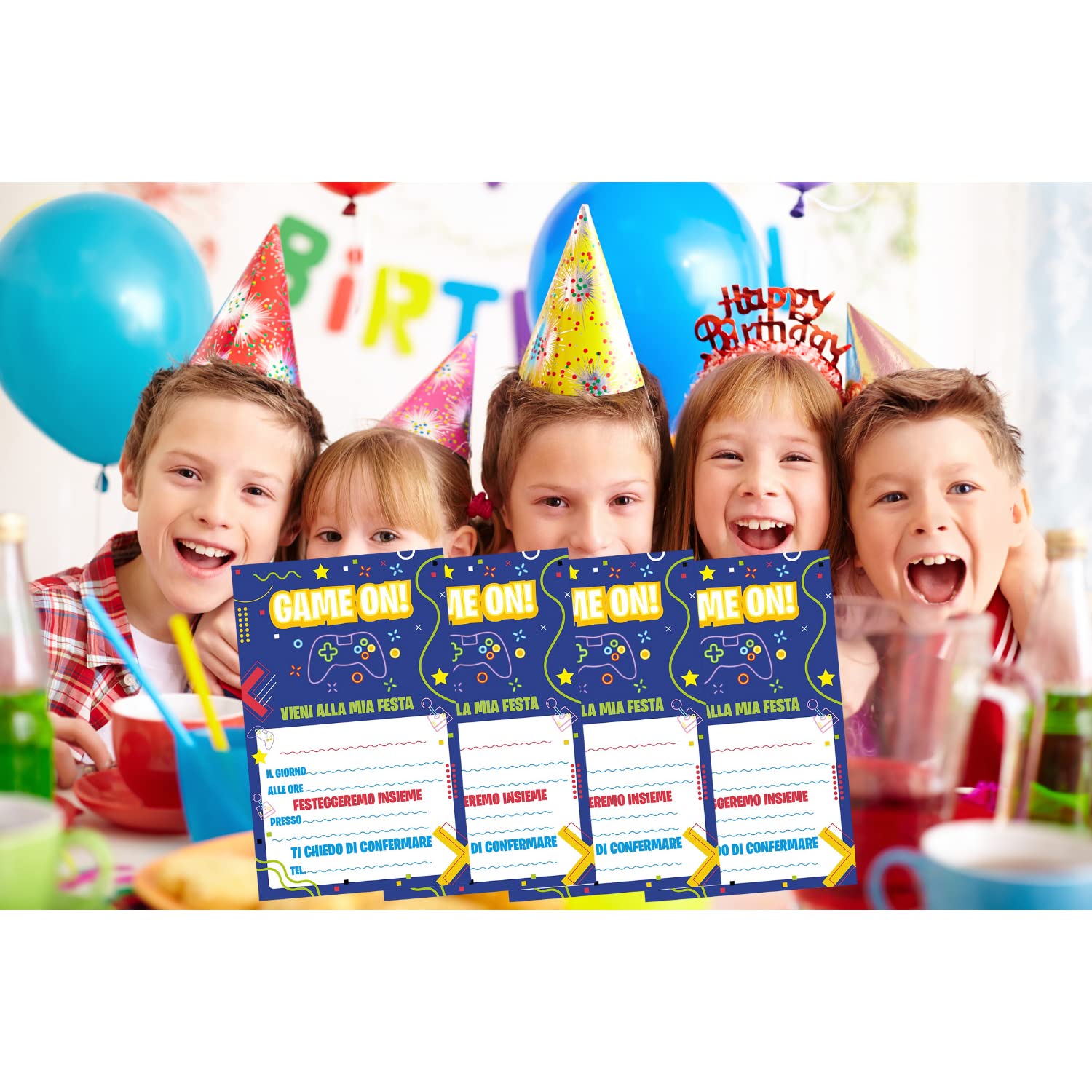 Articoli Per Feste E Copleanni Otivo Inviti Per Festa Di Copleanno Per  Babini A Tea, image size:1500x1500