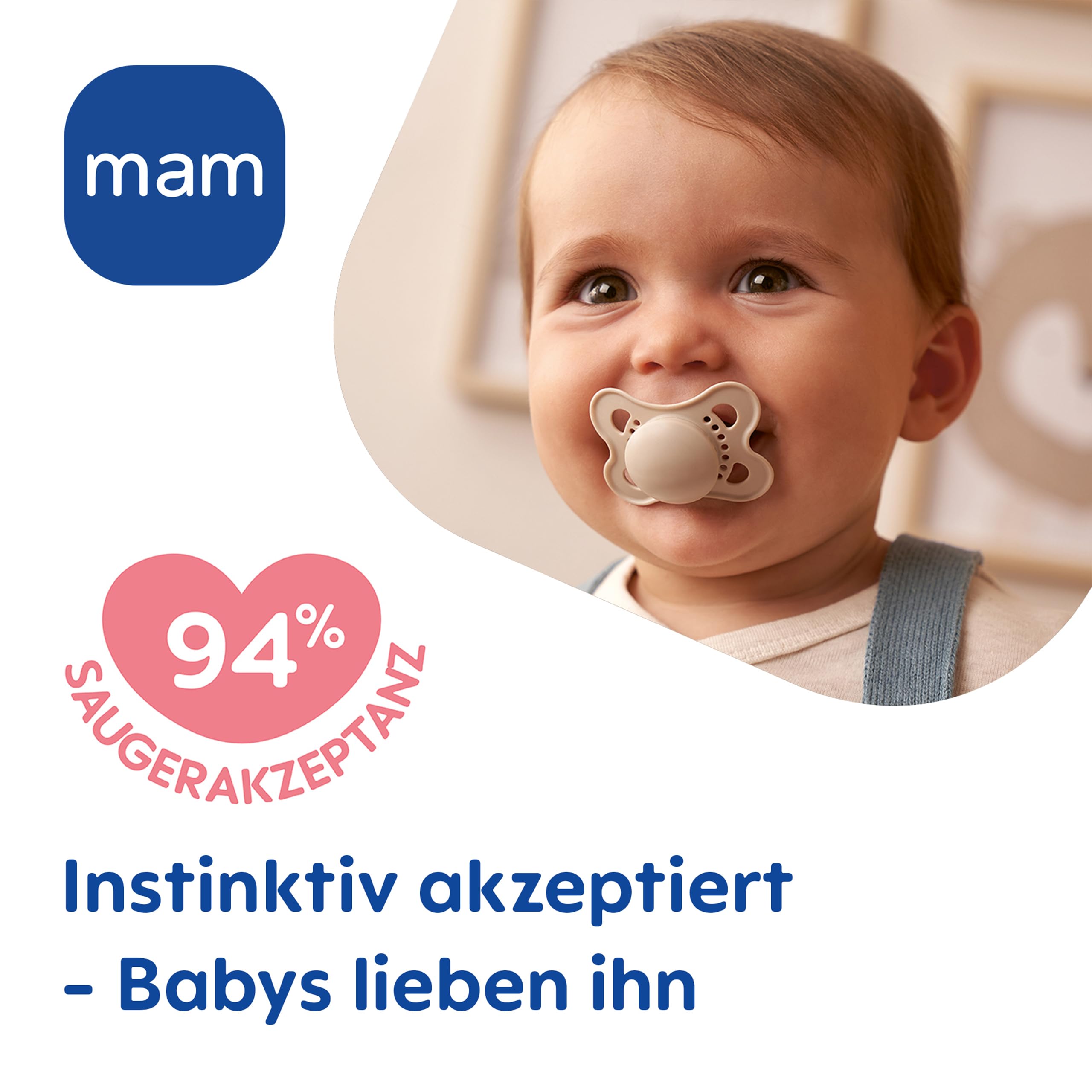 MAM Original Day & Night Matt Schnuller | 0-6 Monate | Schnuller für Neugeborene | 94% Akzeptanz | Babyschnuller beugt Zahnfehlstellungen vor | SkinSoft Silikon | Fuchs/Mond | 4 Stück - 4