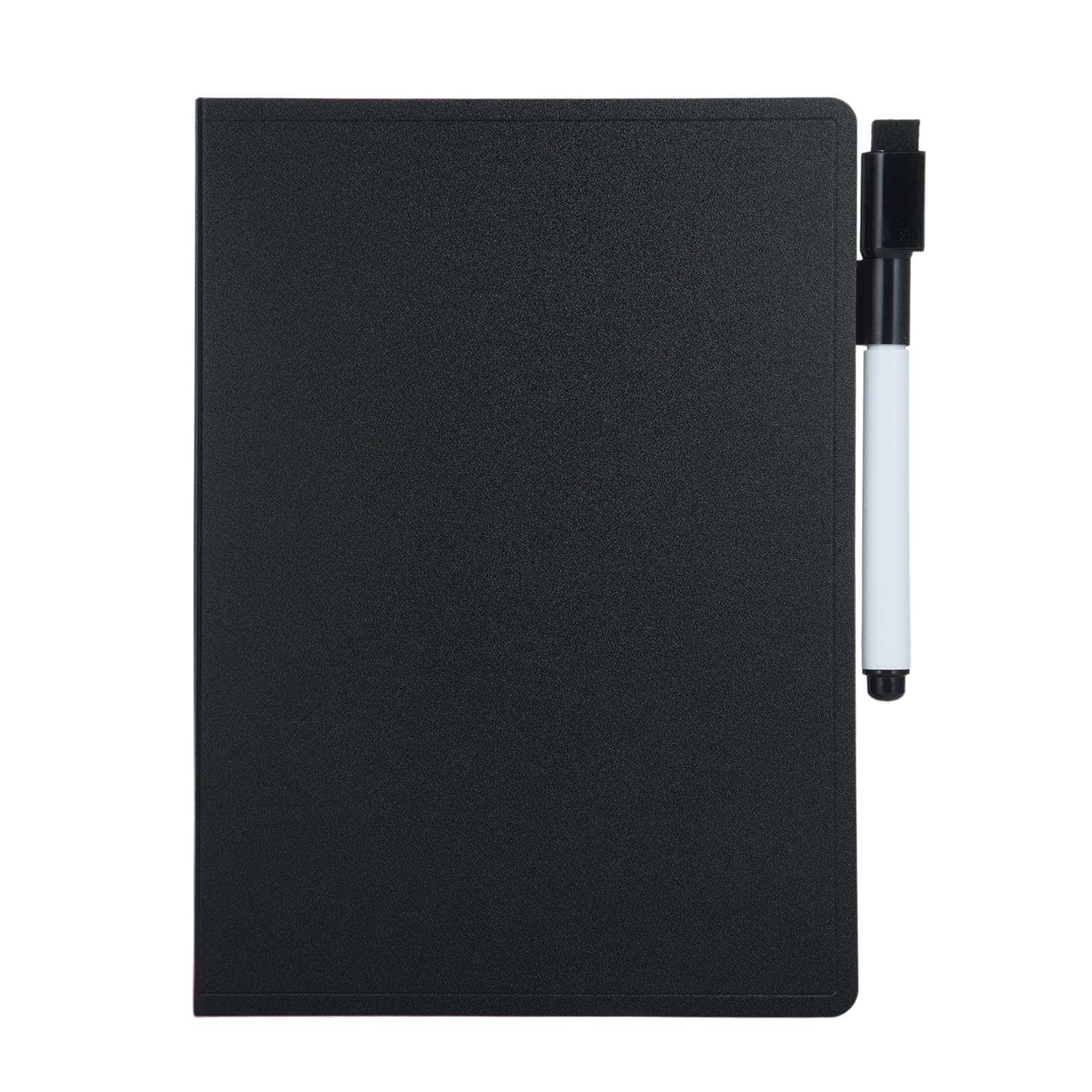 Whiteboard Sided 210 148 mm with and Eraser for Office, Black