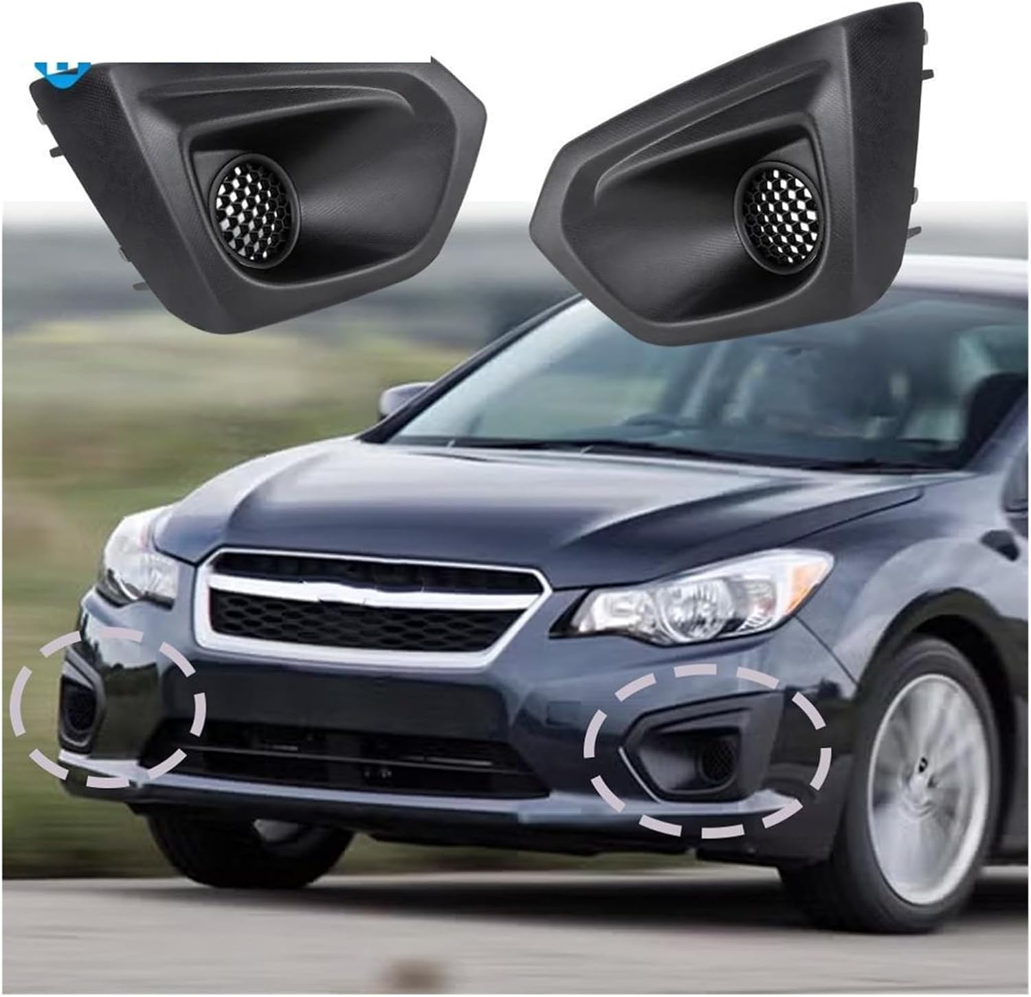 2 個左右互換スバルインプレッサ WRX Sti 2011-2014 車の