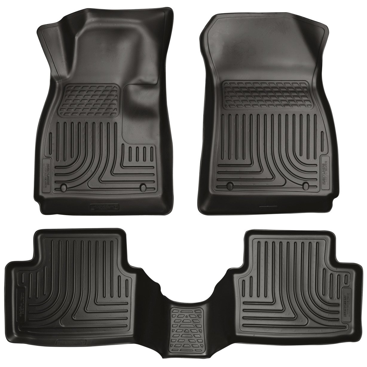 Husky Liners Weatherbeater Floor Mats Fits 2013-2022 Buick Encore Excludes GX Model 2015-2022 Chevrolet Trax Front 2nd Row