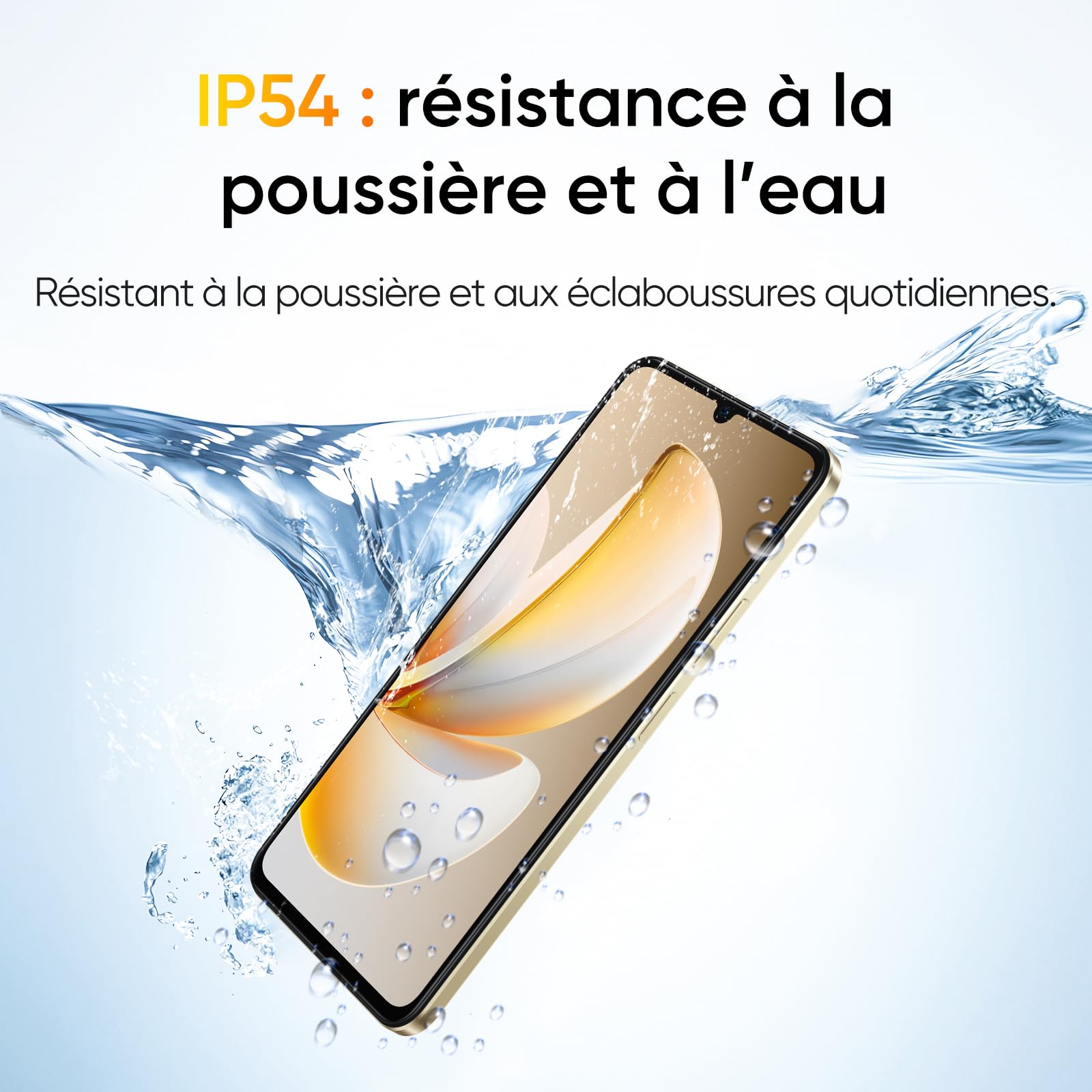 Smartphone Realme Note 70T 4+256 Go, Batterie 6000 MAh, Écran 90 Hz - Téléphonie